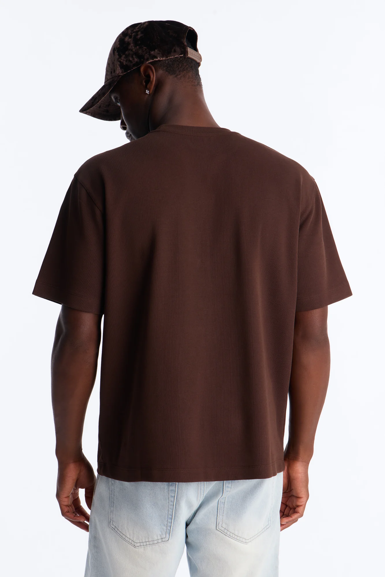Collegiate Crewneck Tee - Brown - Image 7