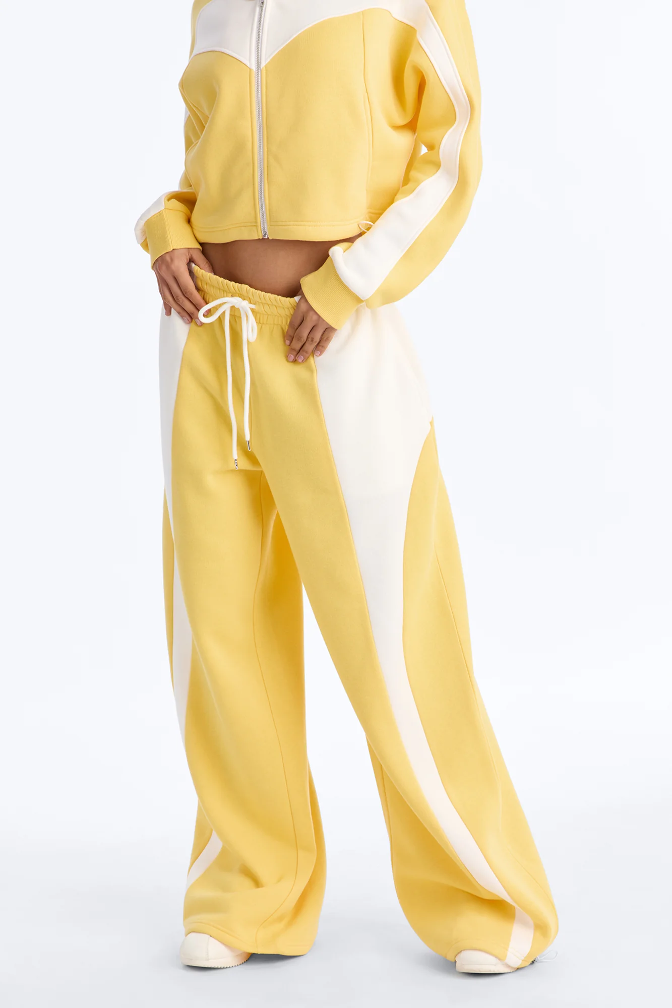 Comfort Coded Fleece Lounge Pant - Yellow - Image 3
