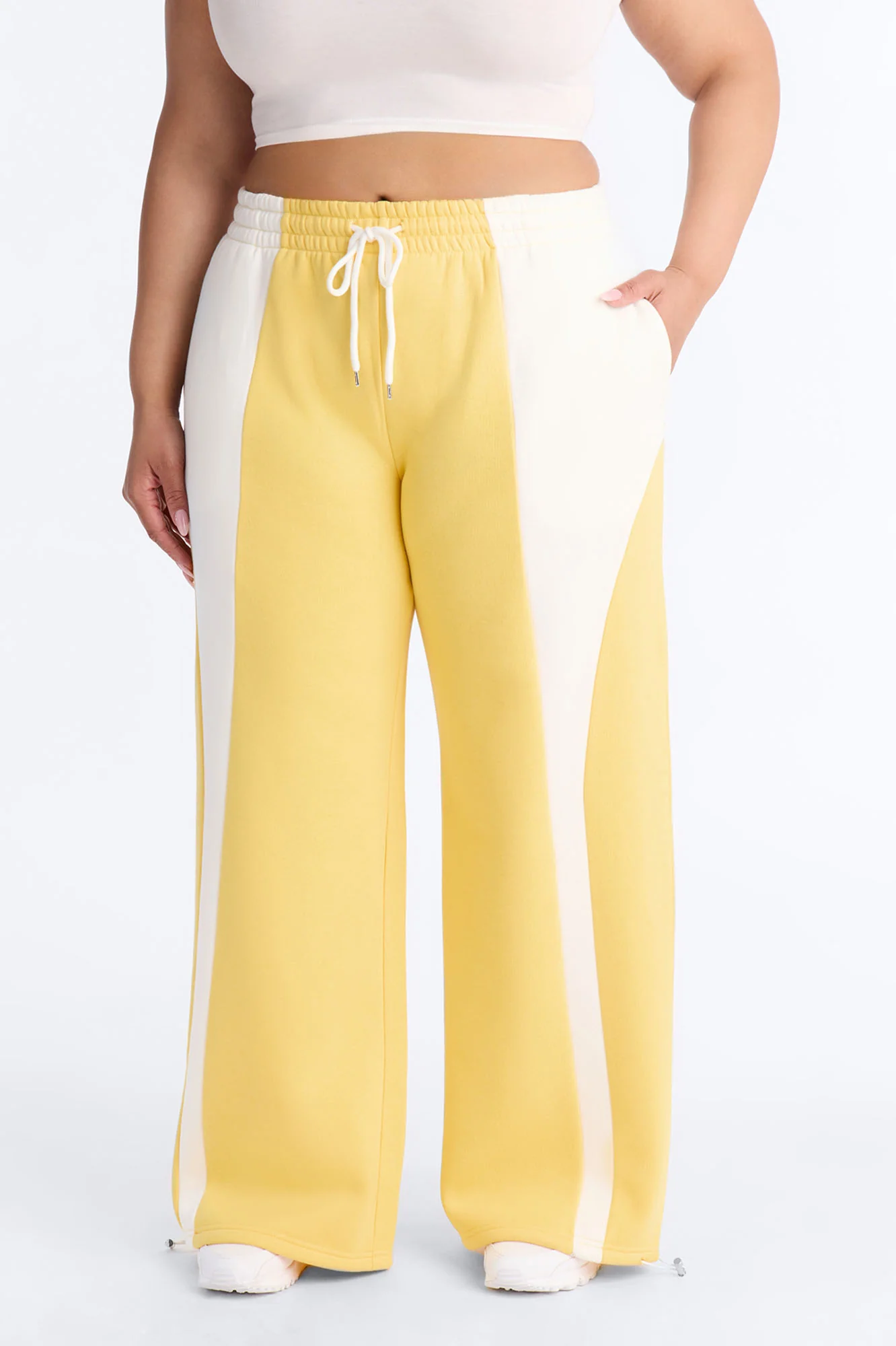 Comfort Coded Fleece Lounge Pant - Yellow - Image 7