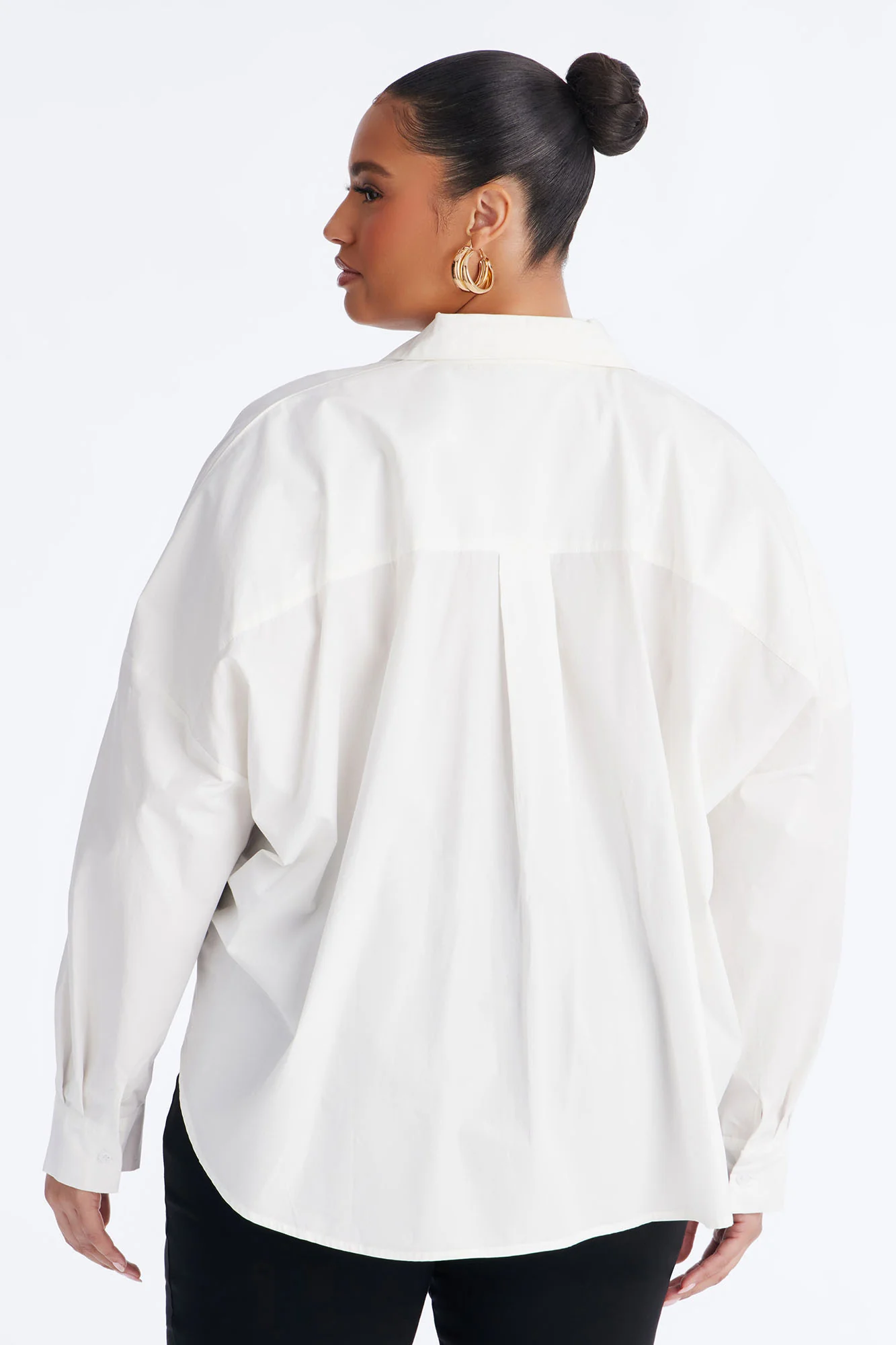 Cool Girl In Progress Pleated Poplin Top - White - Image 9