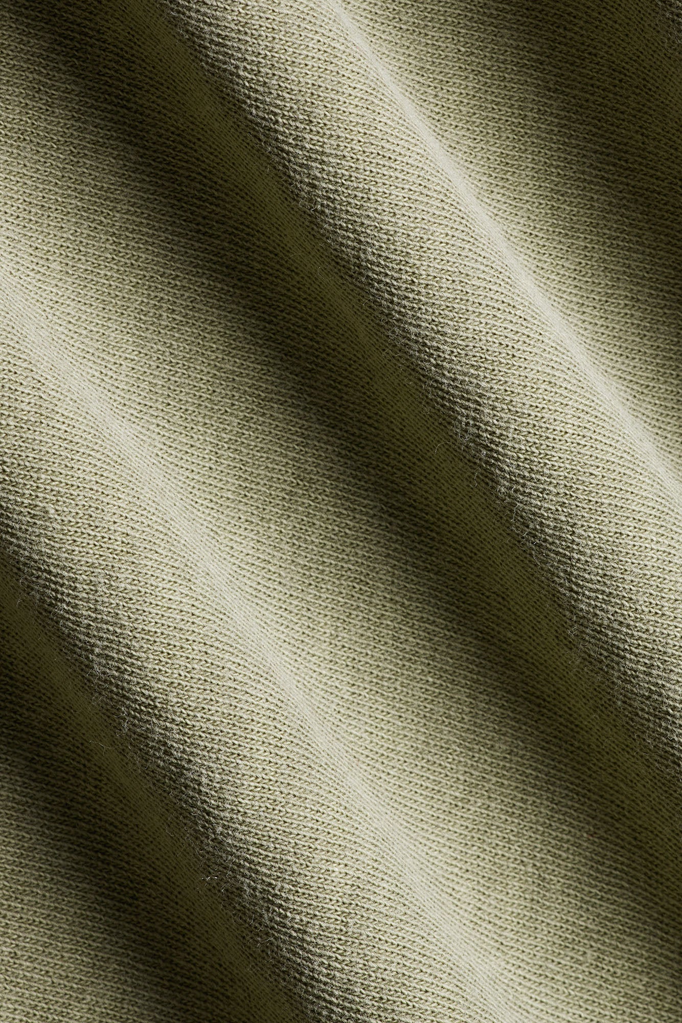 Cotton Jersey Boxy Short Sleeve Top - Moss - Image 4