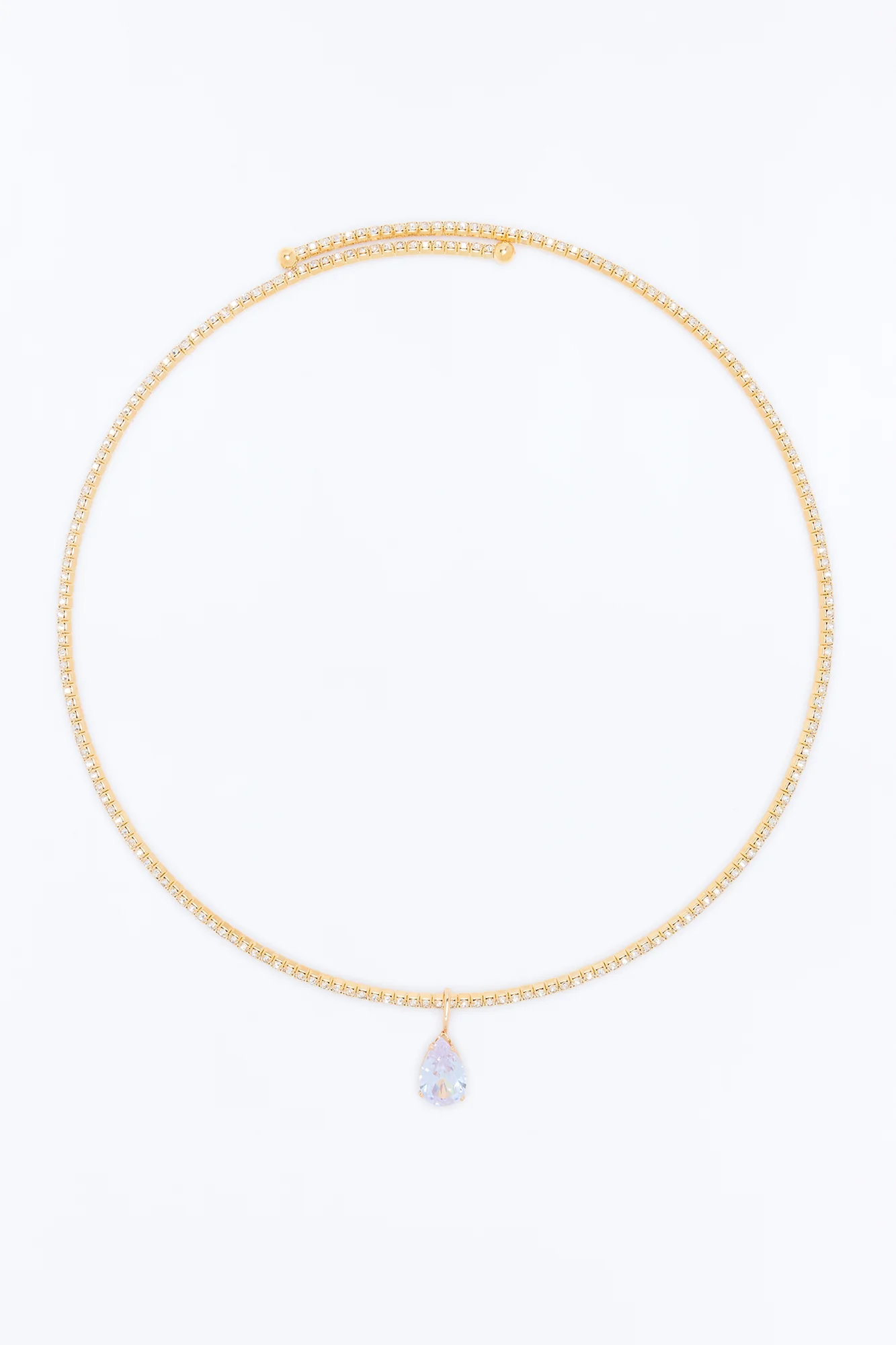 Cubic Zirconia Icon Dream Choker - Gold