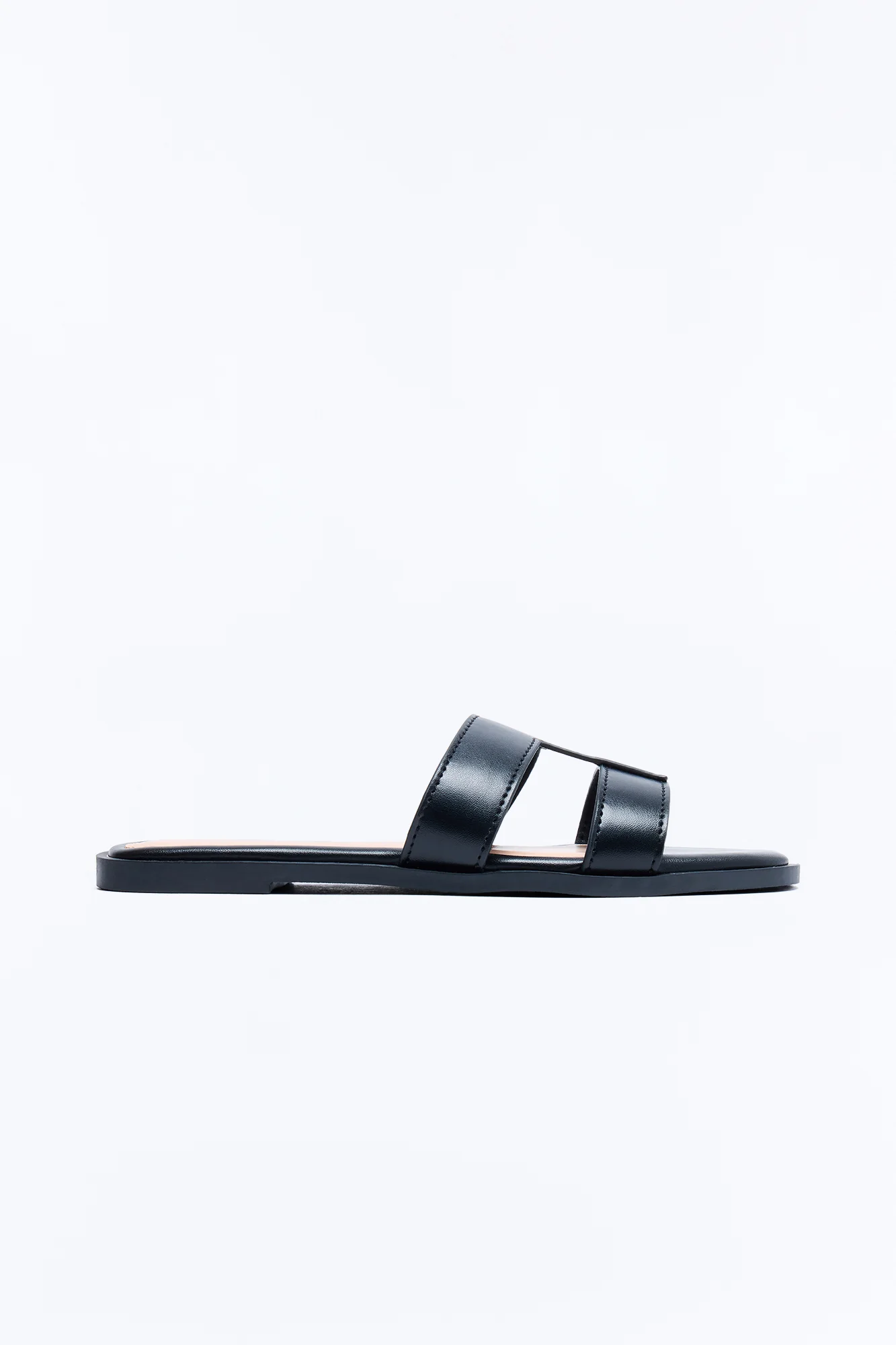 Daily Dose Flat Sandals - Black - Image 3