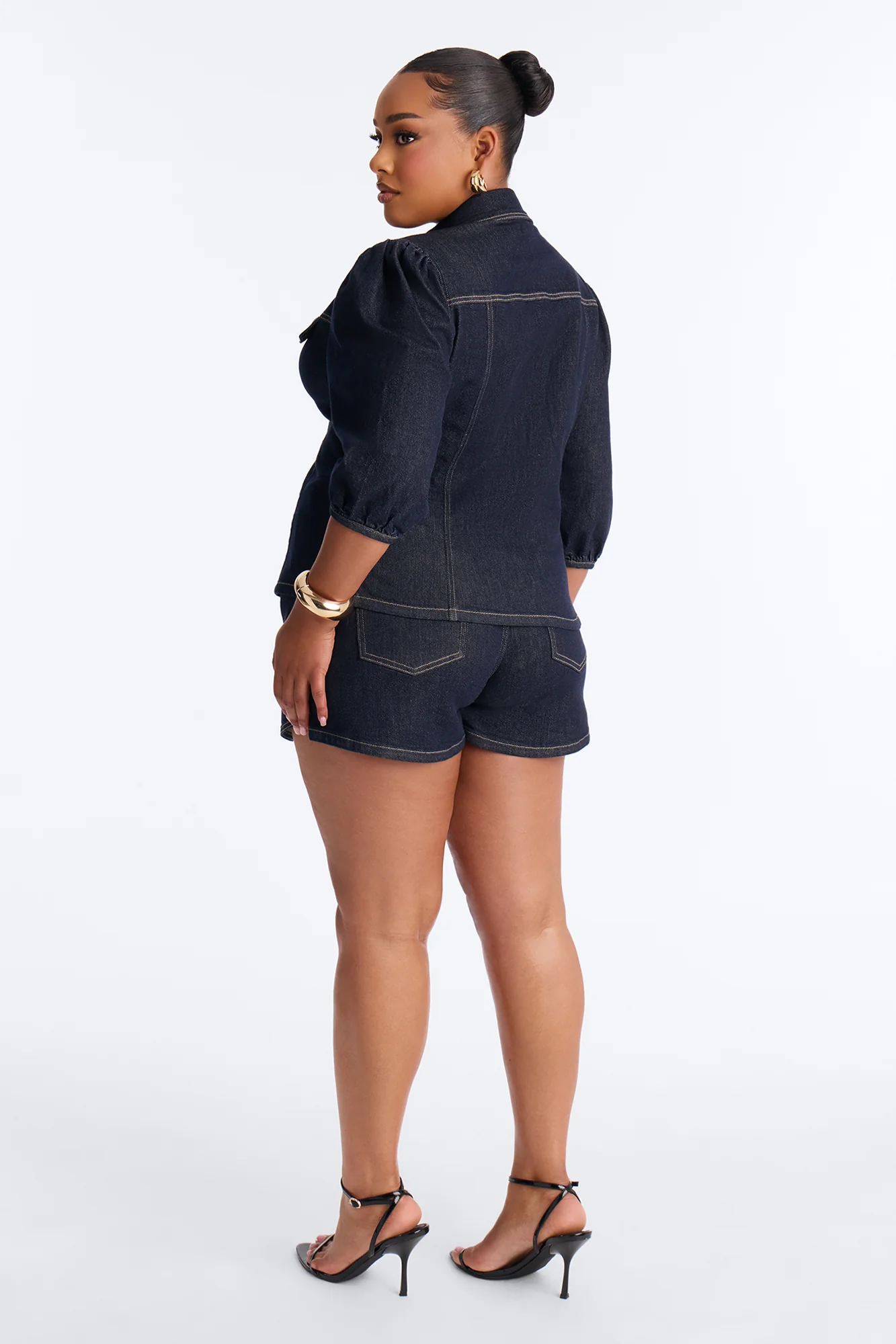 Dani Denim Short Set - Dark Wash - Image 8