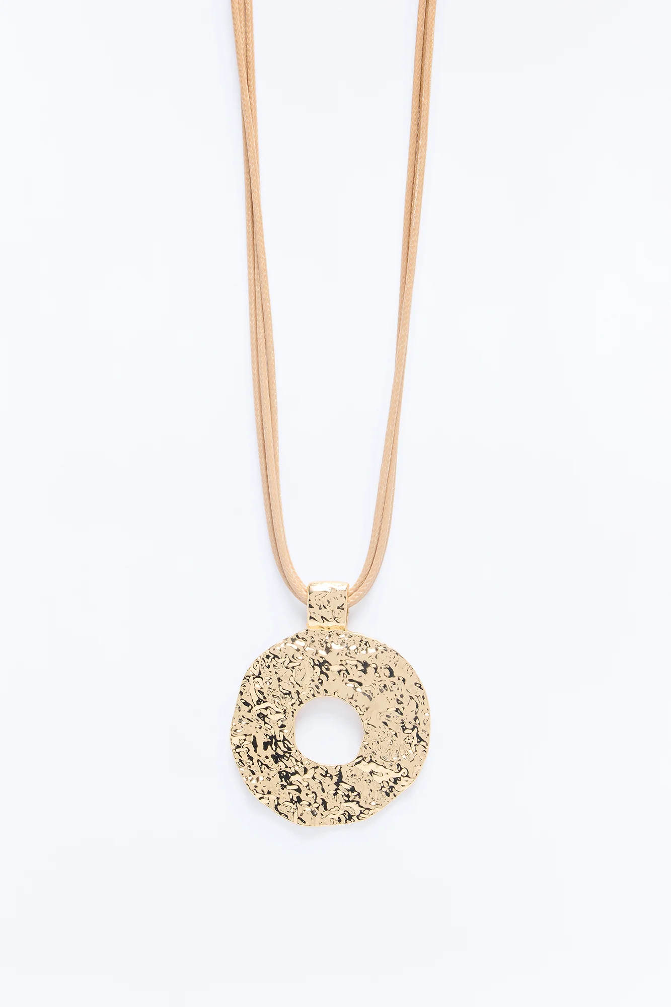 Day Dreaming Cord Necklace - Gold/combo