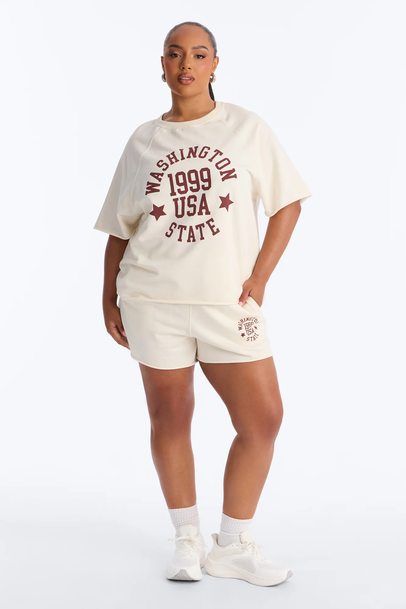 DC State Sport Short Set - Ivory - Image 5