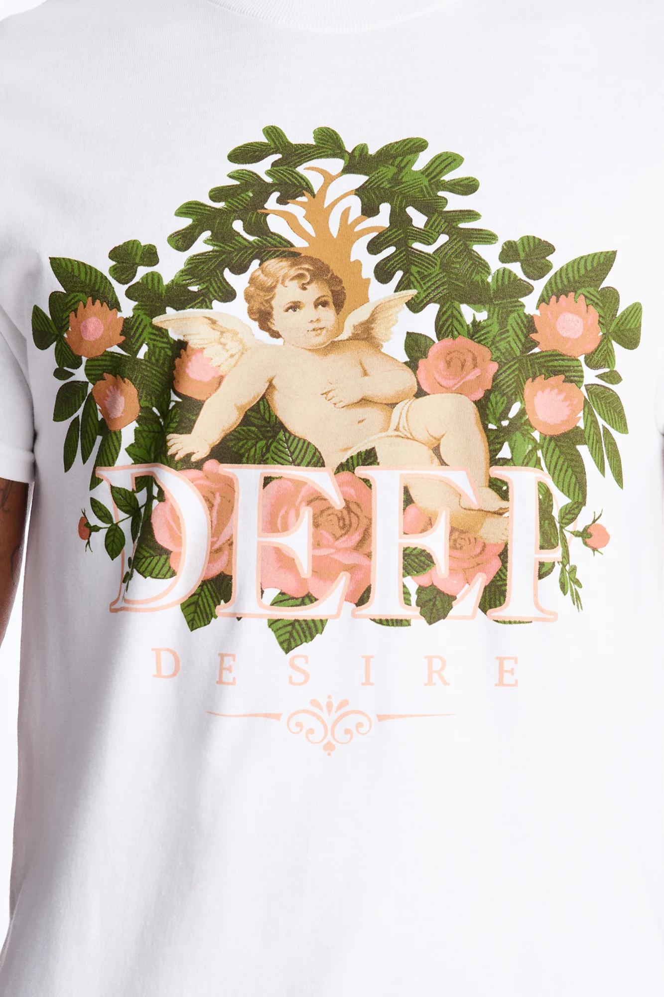 Deep Desire Short Sleeve Tee - White - Image 3