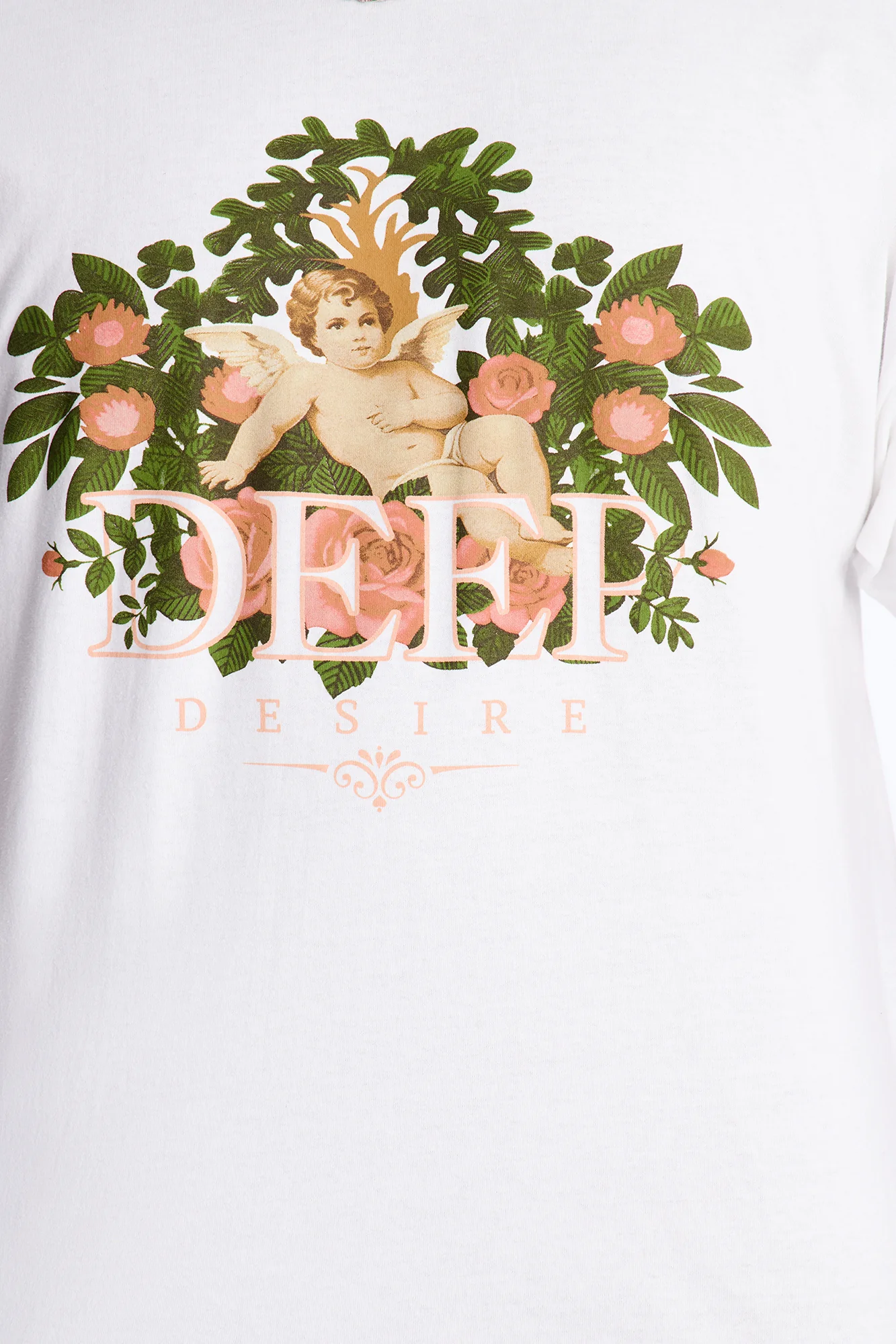 Deep Desire Short Sleeve Tee - White - Image 6