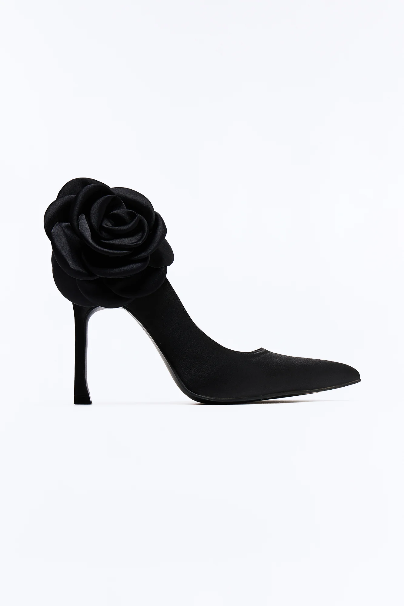 Denea Flower Pumps - Black - Image 3