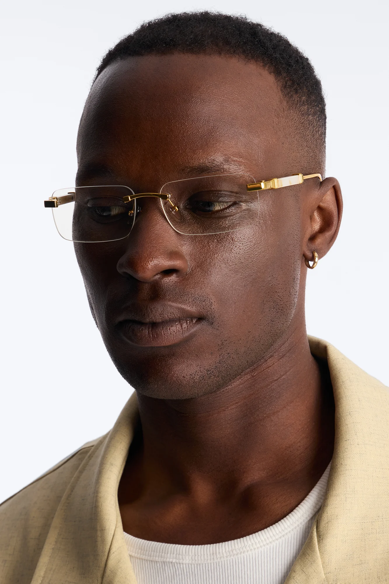 Destination Arrival Sunglasses - Gold/Clear
