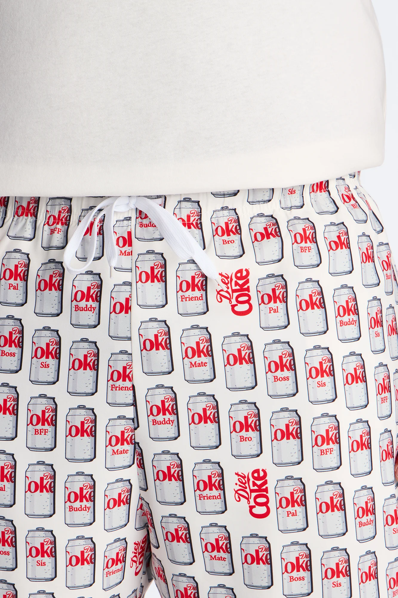 Diet Coca-Cola Archive Cans Swim Trunk 7″ - White/combo - Image 6