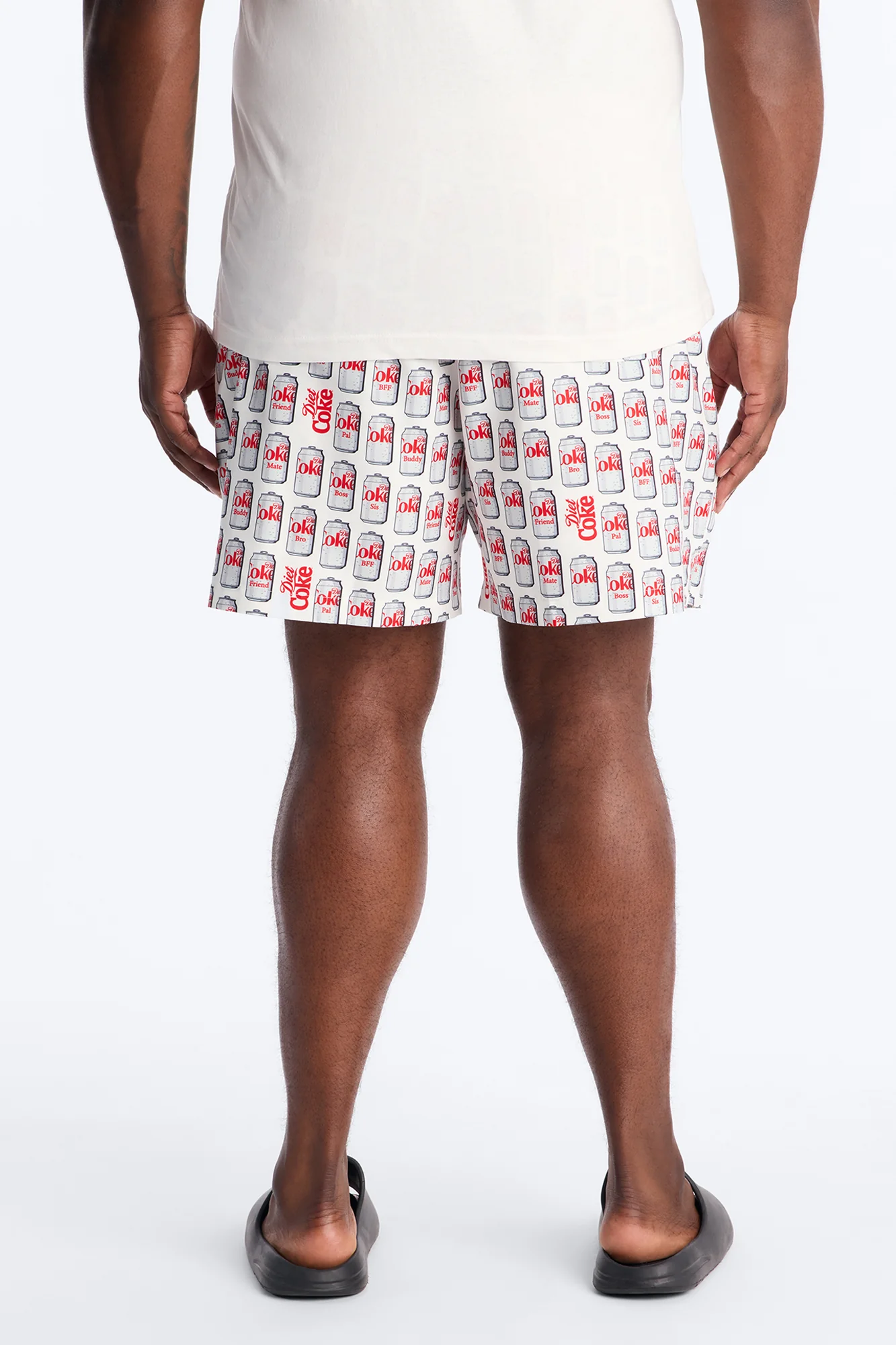 Diet Coca-Cola Archive Cans Swim Trunk 7″ - White/combo - Image 8