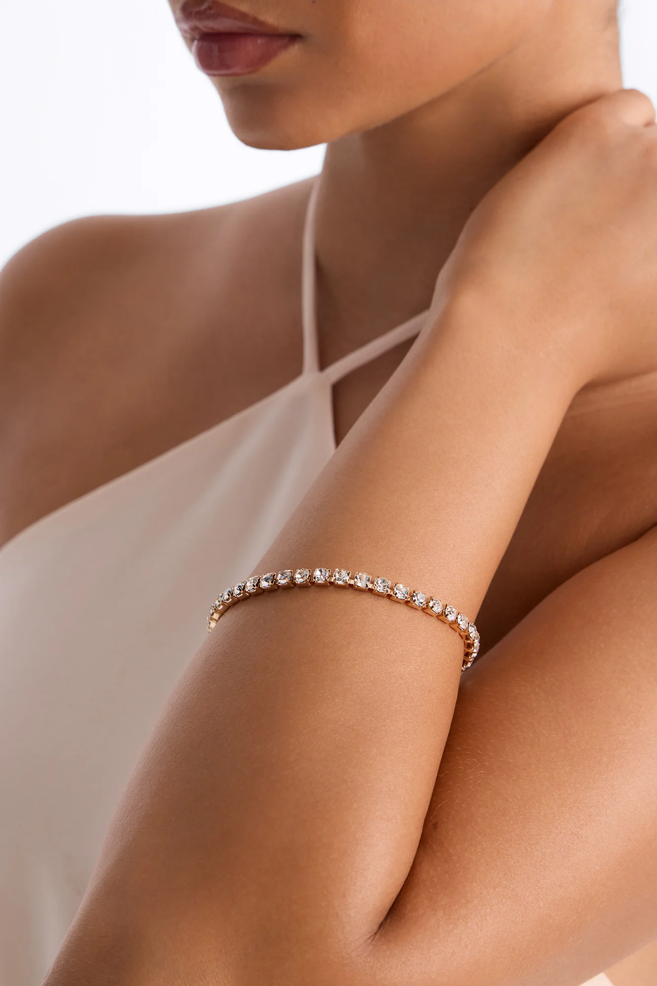 Divine Tennis Bracelet - Gold - Image 3