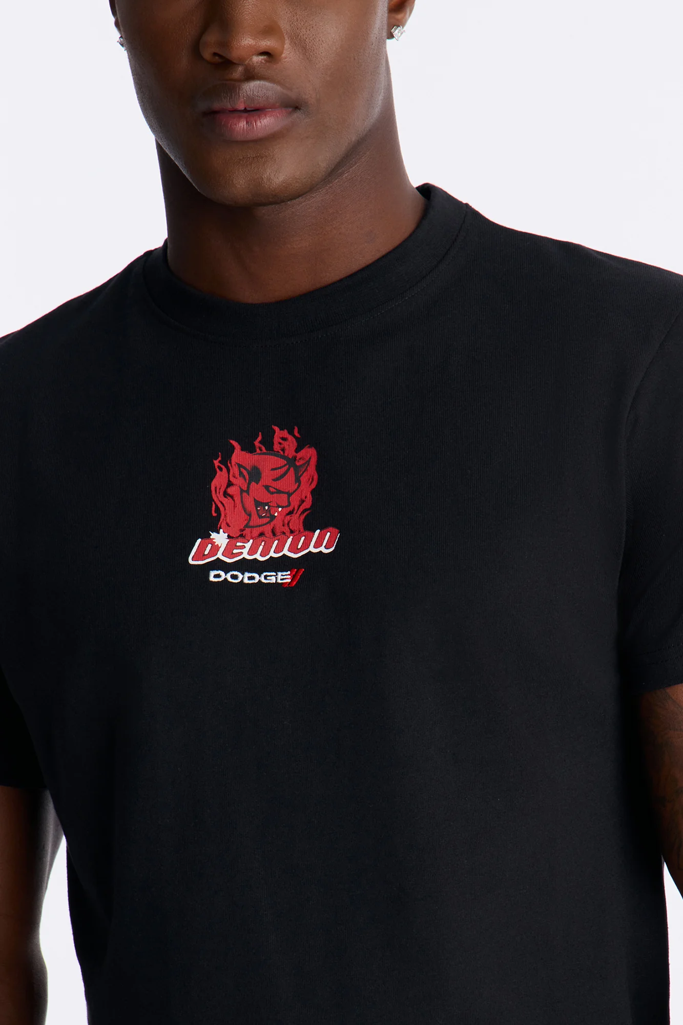 Dodge Demon All Over Short Sleeve Tee - Black - Image 3