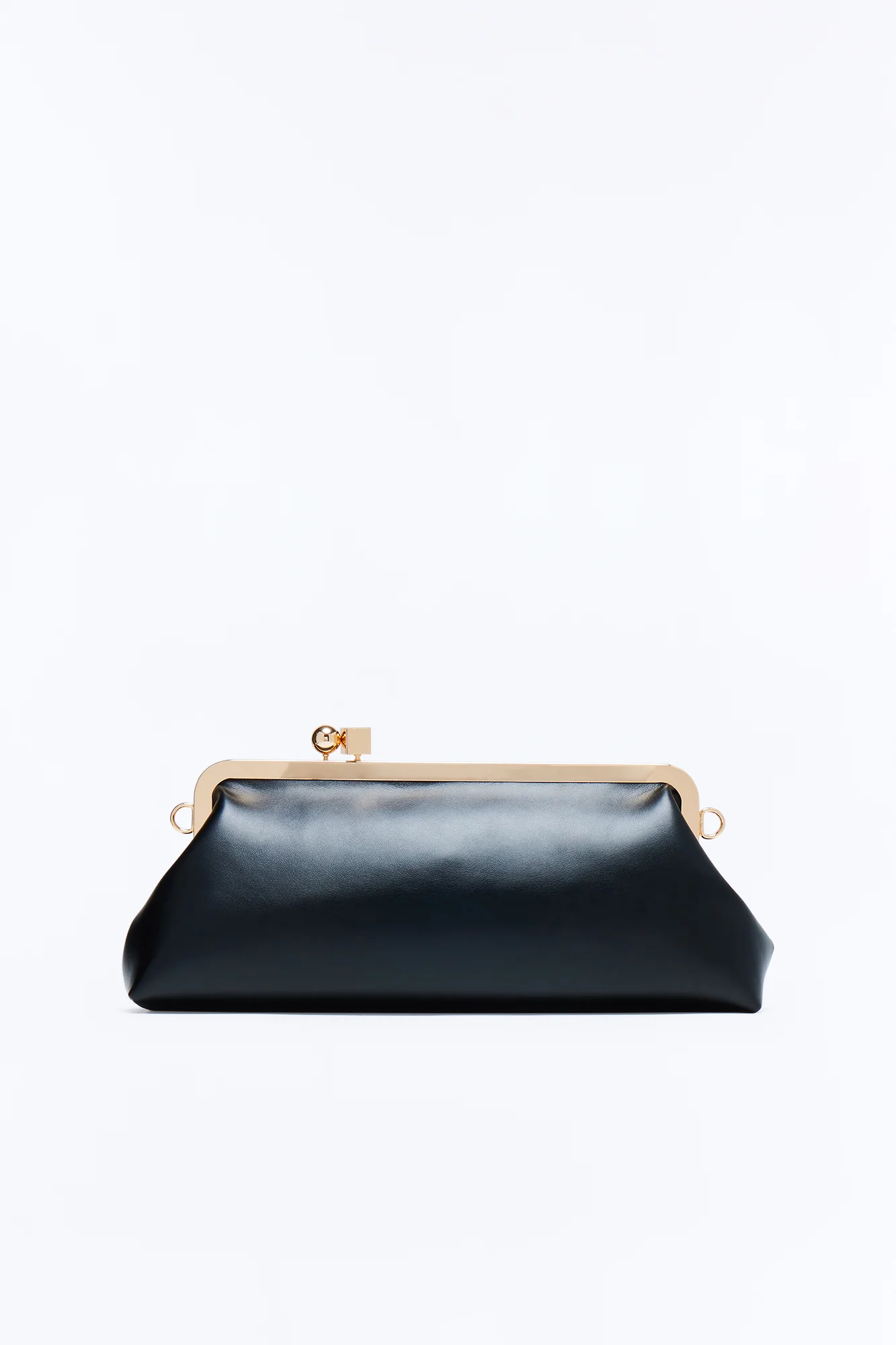Don't Kiss And Tell Faux Leather Bag - Black - Image 4
