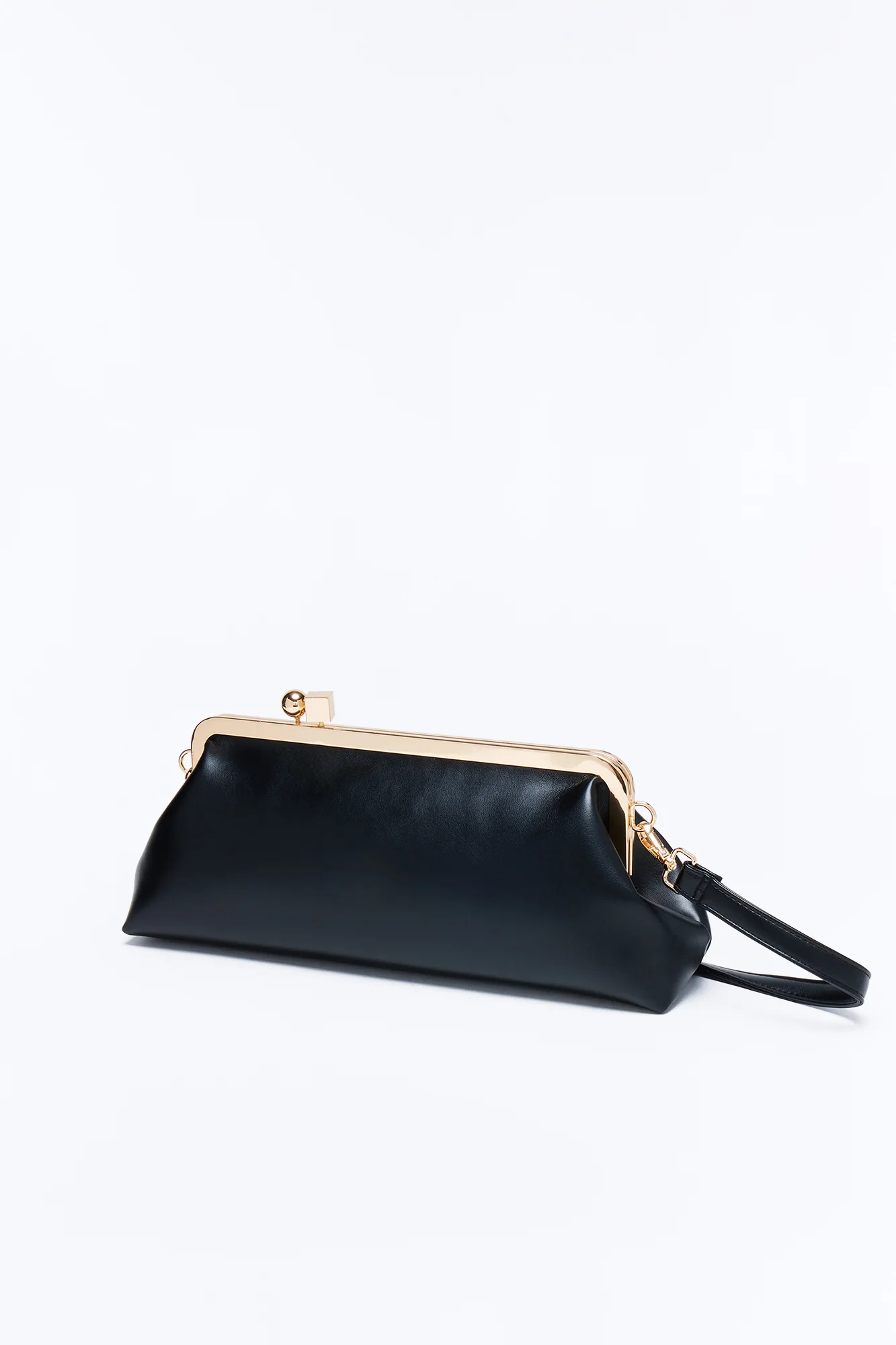 Don't Kiss And Tell Faux Leather Bag - Black - Image 5