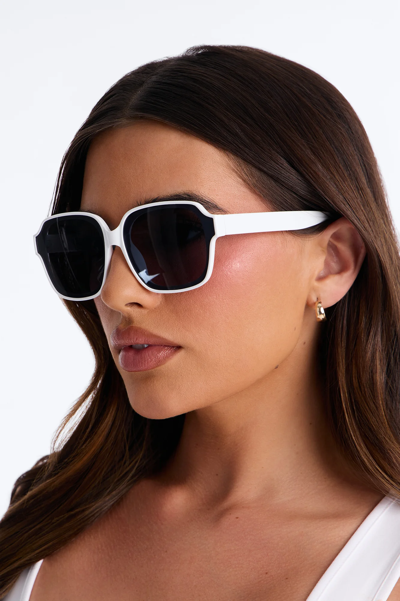 Double Feature Sunglasses - White