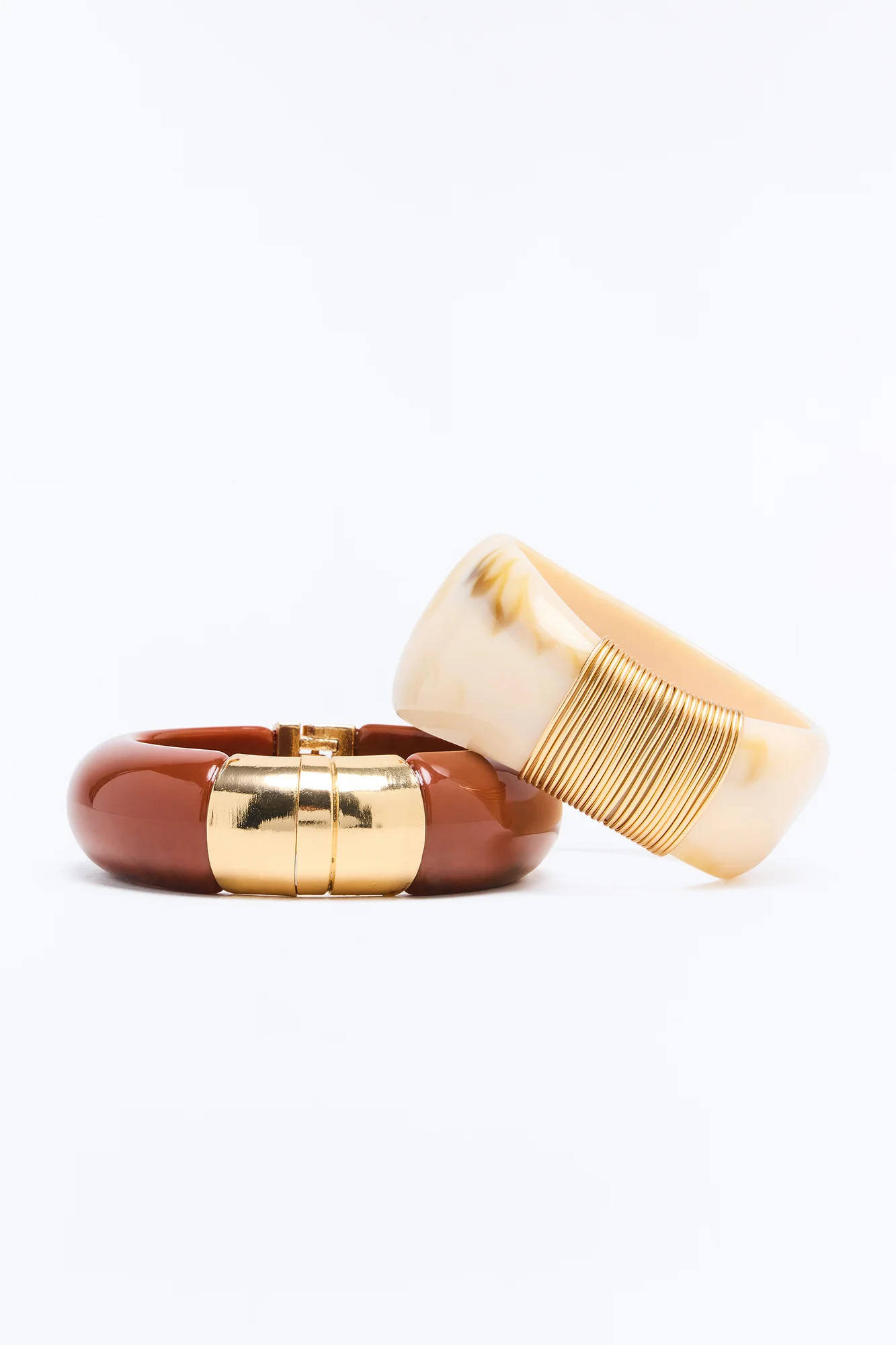 Downtown Desert 2 Piece Bangle Set - Brown/combo - Image 3