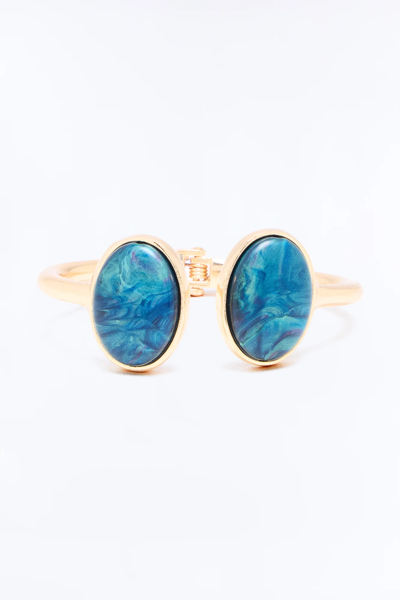Dreamy Stone Bracelet - Gold/Blue - Image 3