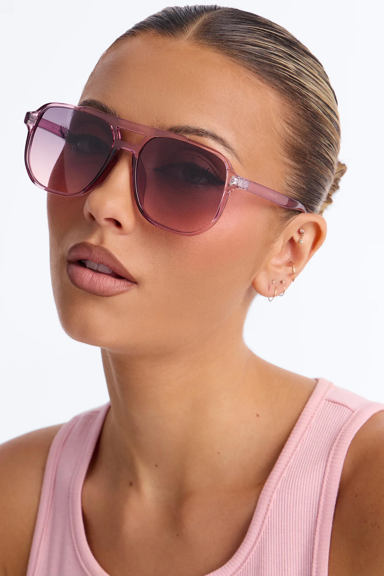 Driving To His Place Sunglasses - Purple