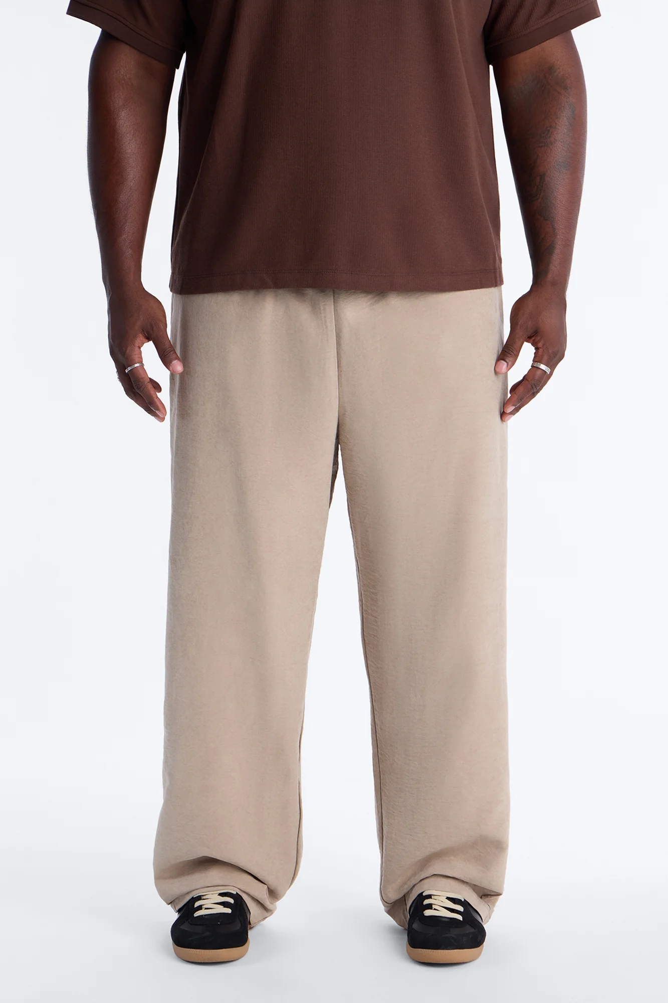 Dune Straight Leg Pant - Taupe - Image 6