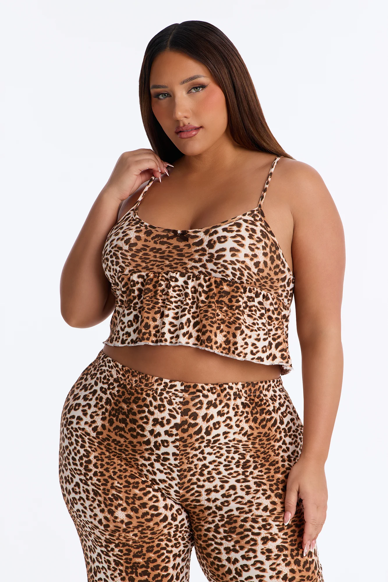 Early Wild Cat PJ Pant Set - Leopard - Image 6