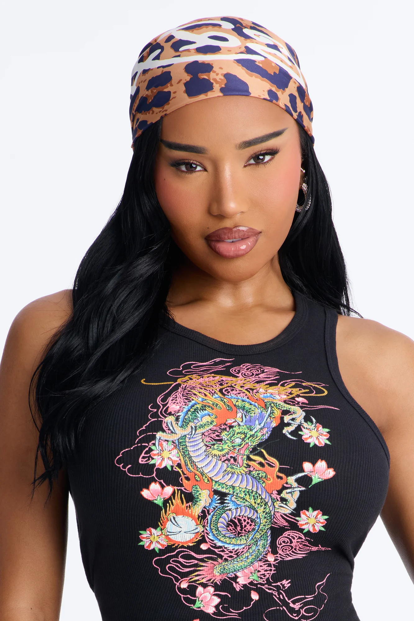 Easy Tiger Ed Hardy Head Scarf - Leopard - Image 2