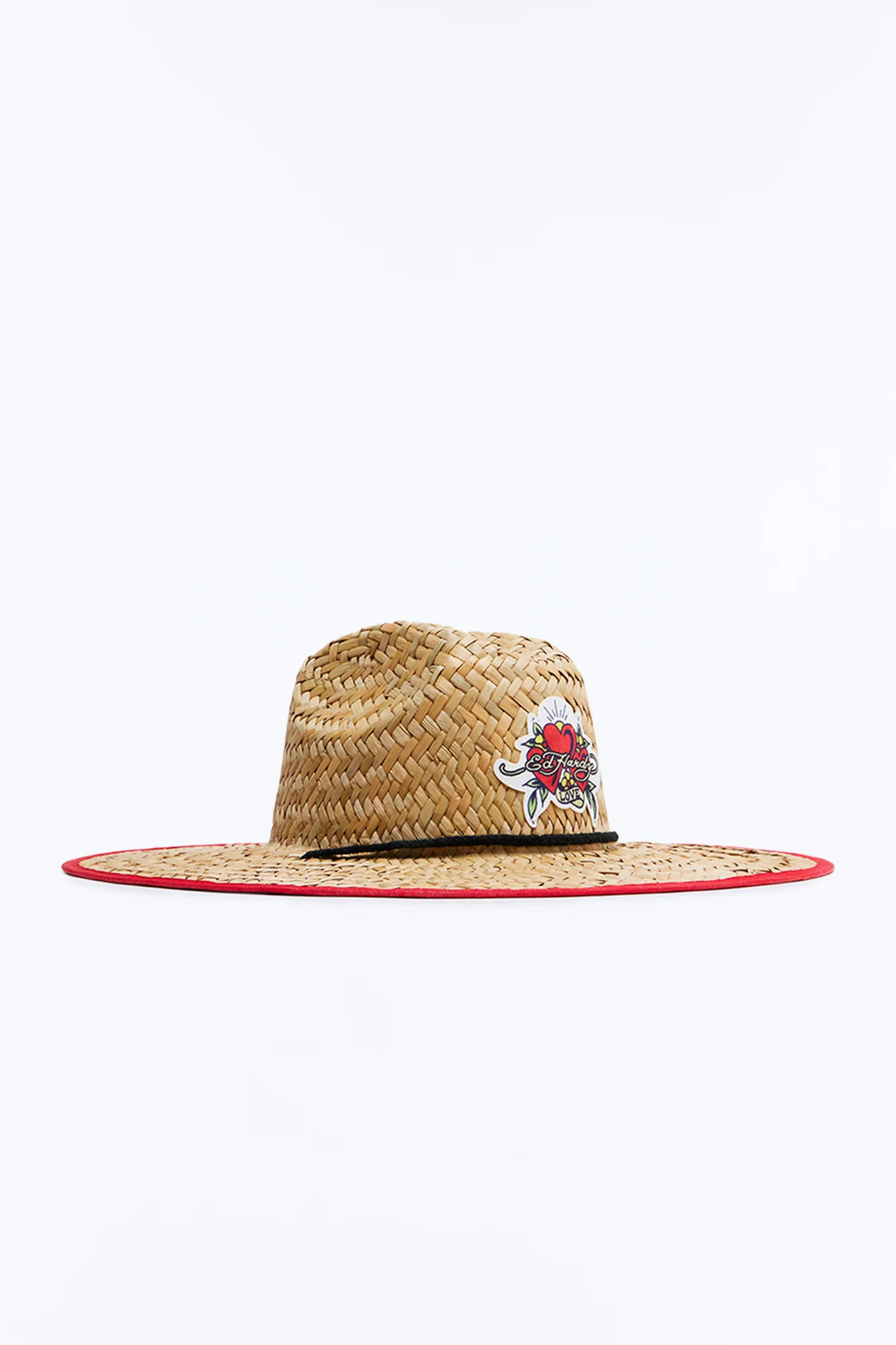 Ed Hardy Love Straw Sun Hat - Natural/Combo - Image 3