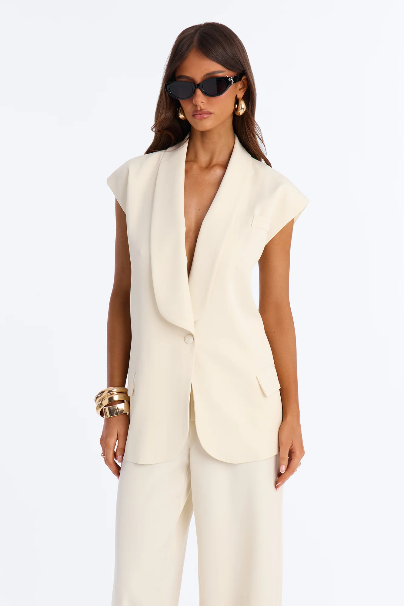 Effortless Energy Pant Set - Ivory - Image 3