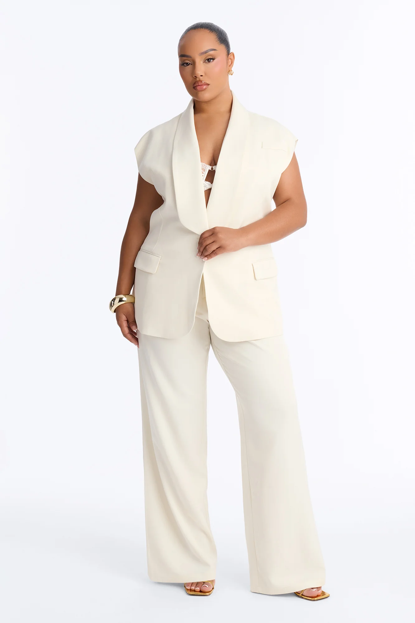 Effortless Energy Pant Set - Ivory - Image 5