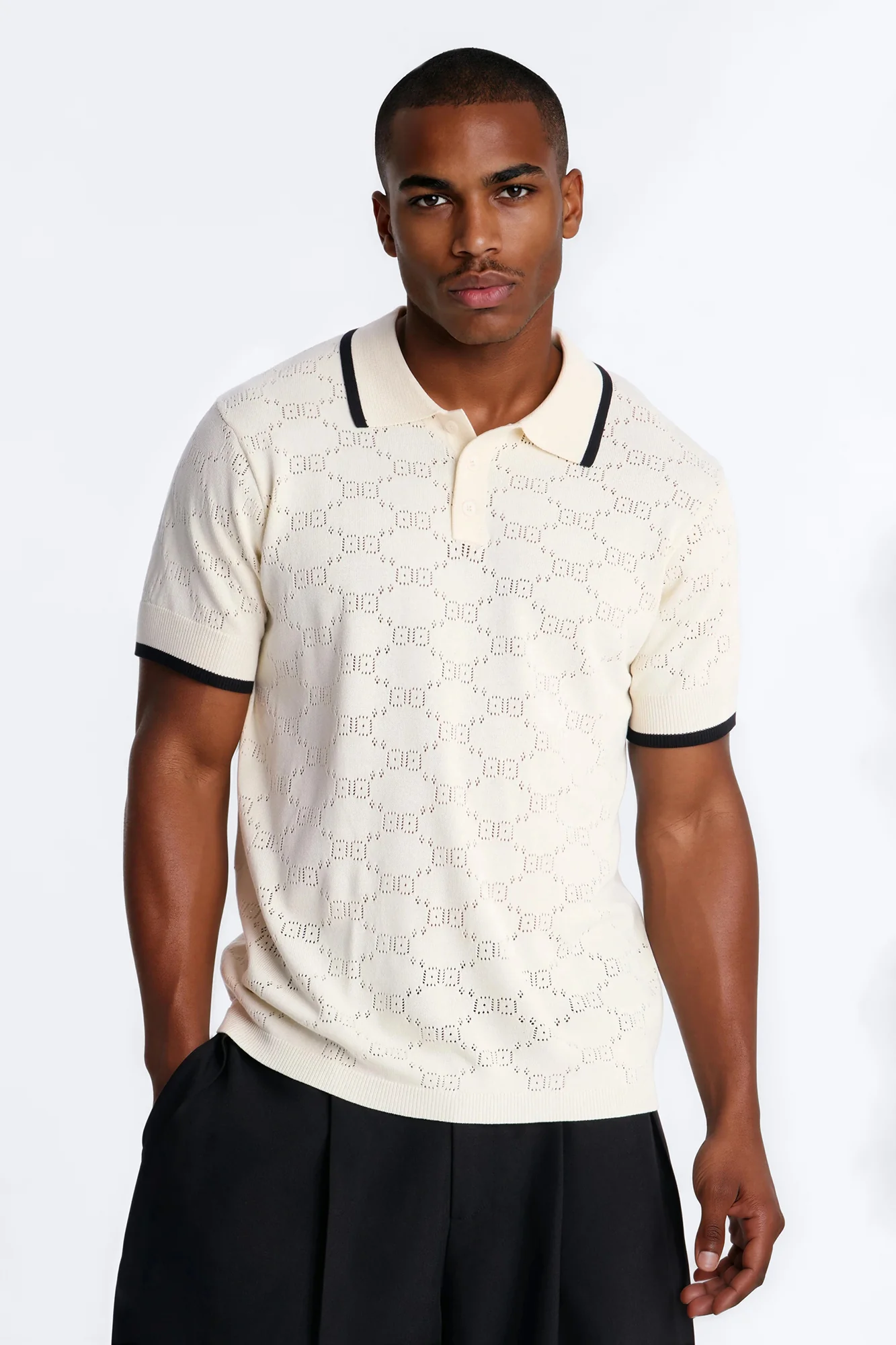 Elegant Lance Polo - Cream