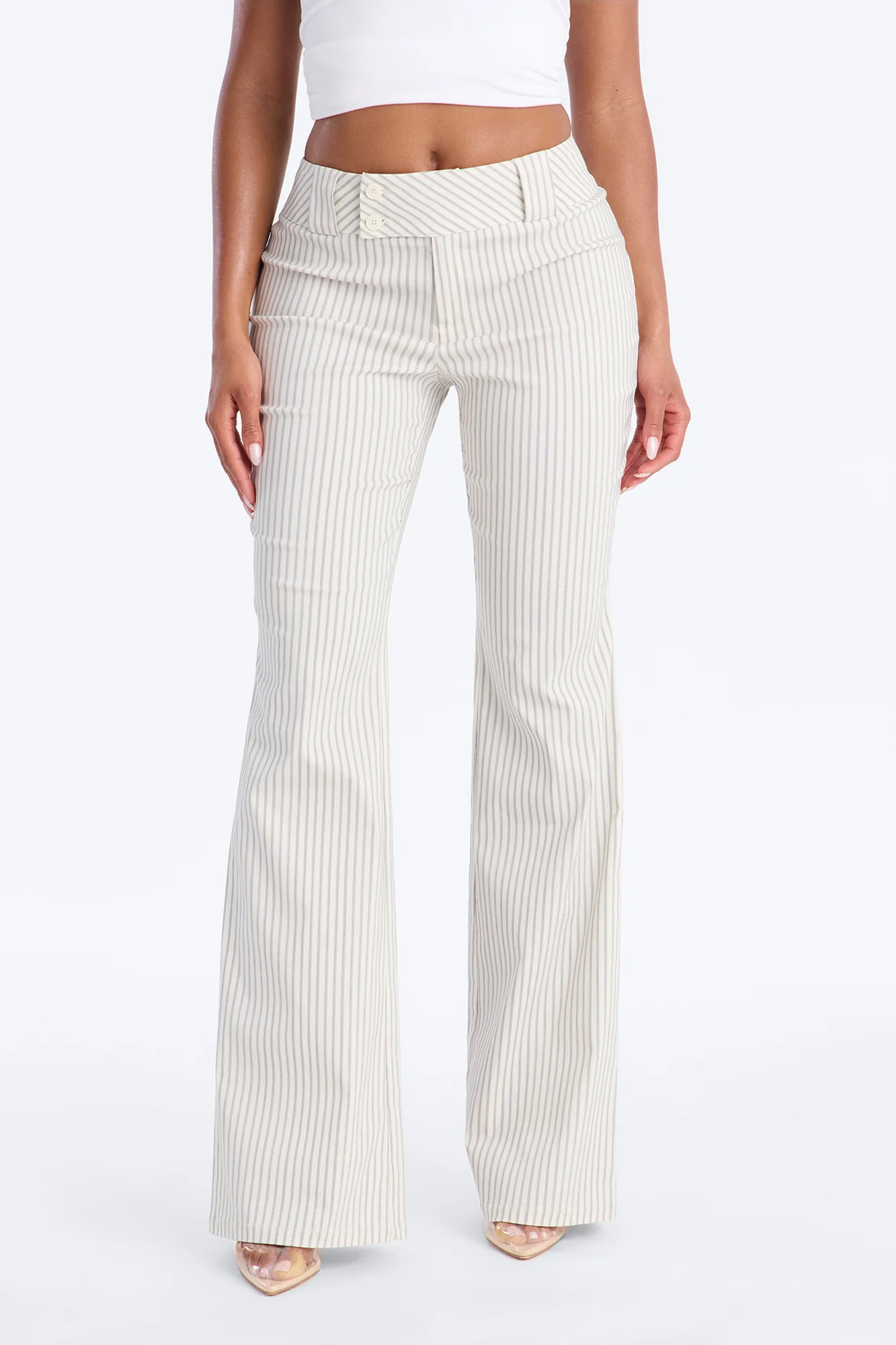 Elle Low Rise Straight Leg Pant - Ivory/combo - Image 2