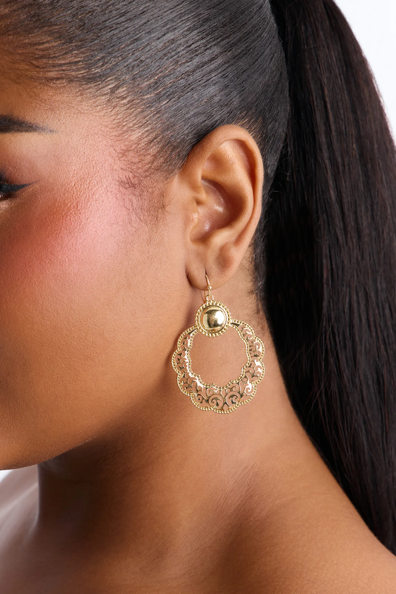 Enchanted Filigree Earrings - Gold