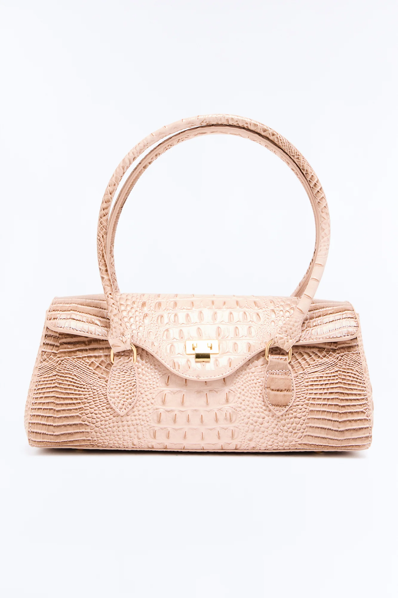 Endangered Species Faux Leather Shoulder Handbag - Tan - Image 3