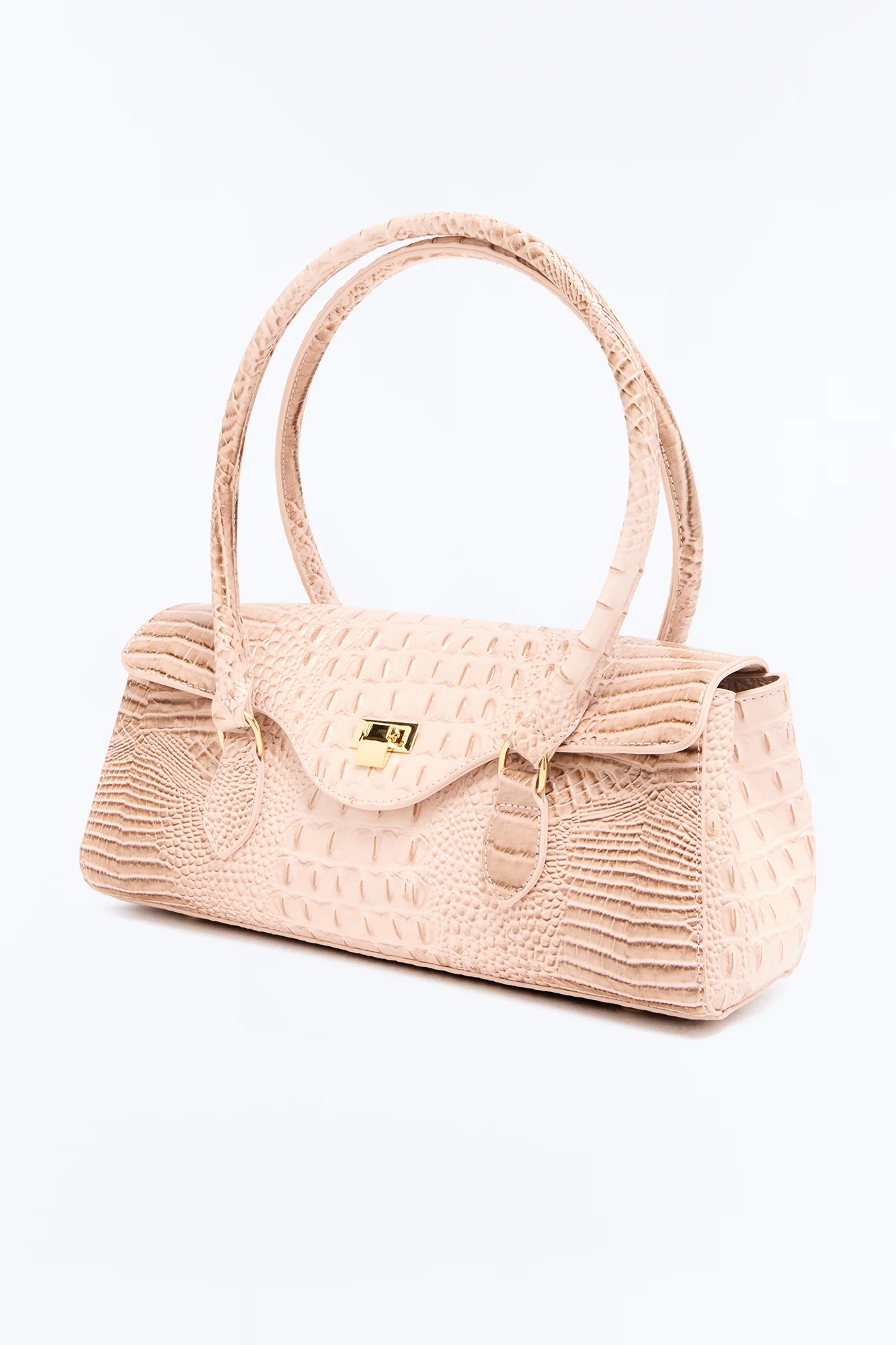 Endangered Species Faux Leather Shoulder Handbag - Tan - Image 4