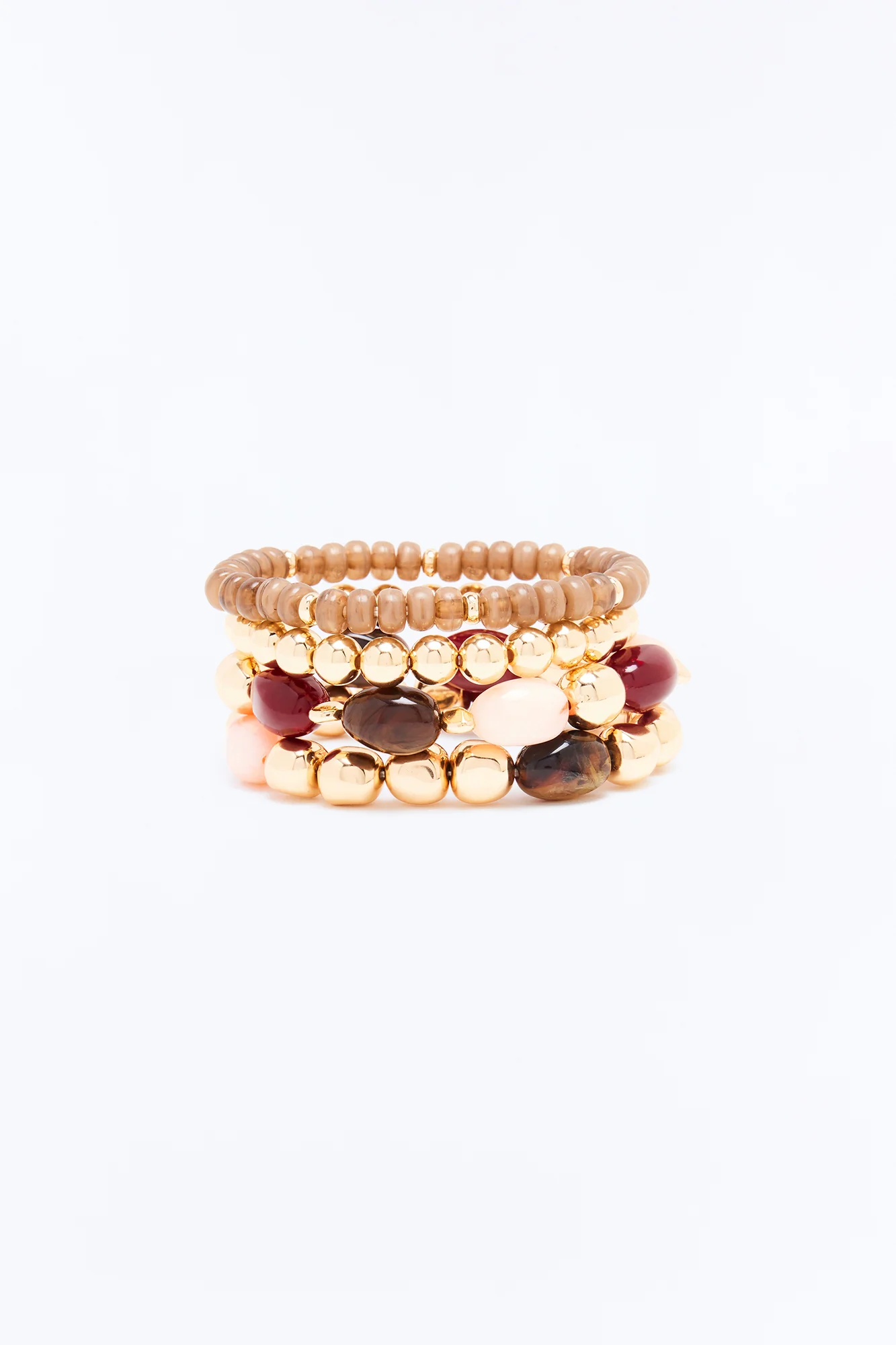 Energy Speaks Louder 4 Piece Bracelet Set - Gold/combo - Image 3
