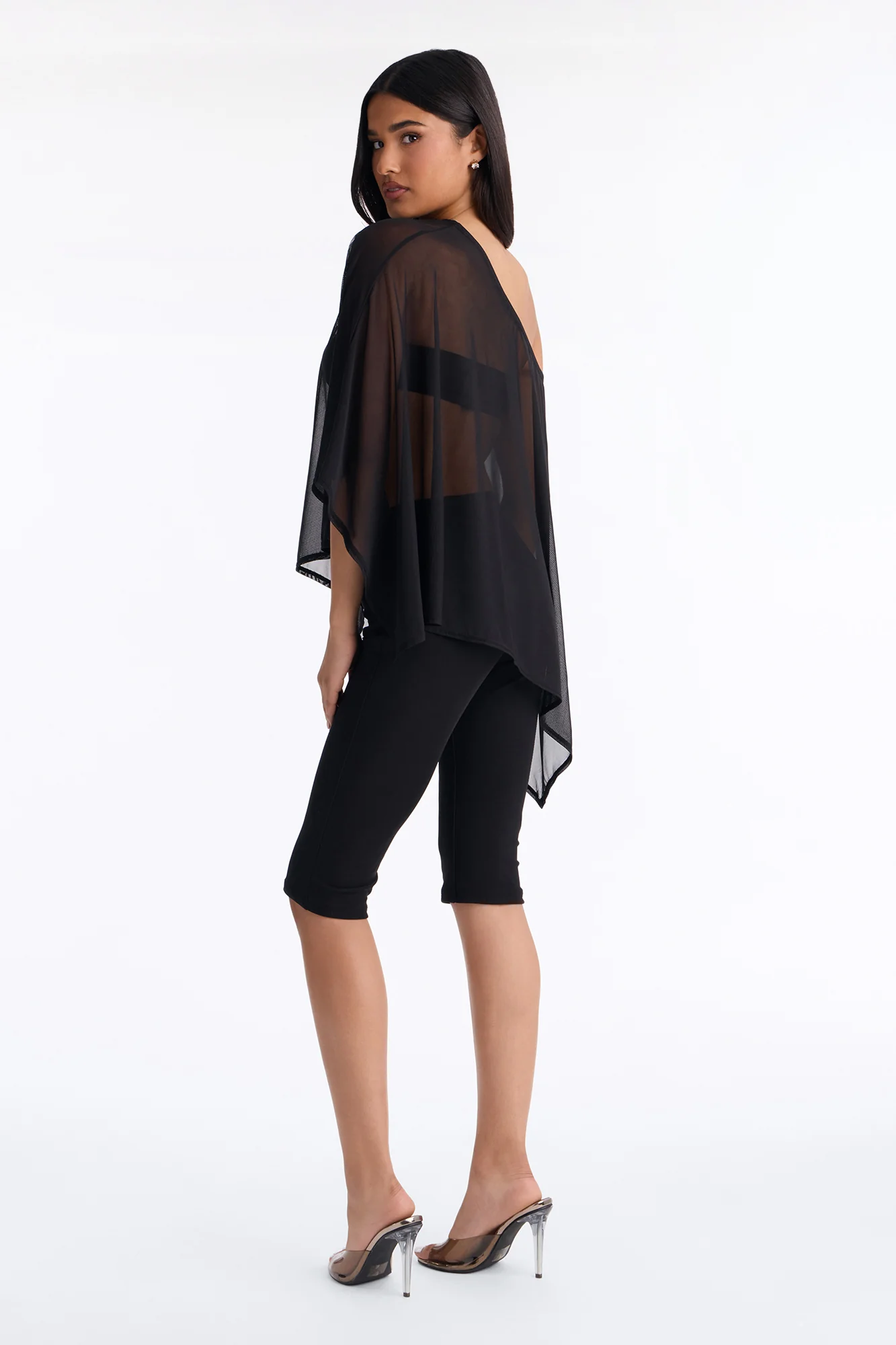 Eva Off Shoulder 3 Piece Capri Set - Black - Image 4