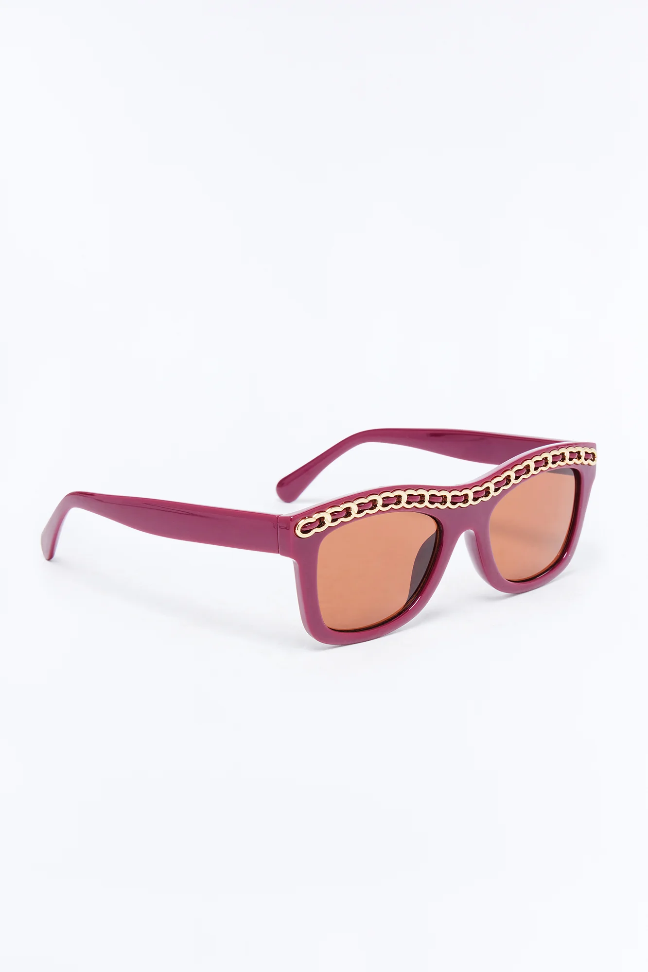 Extra Chic Sunglasses - Burgundy - Image 4