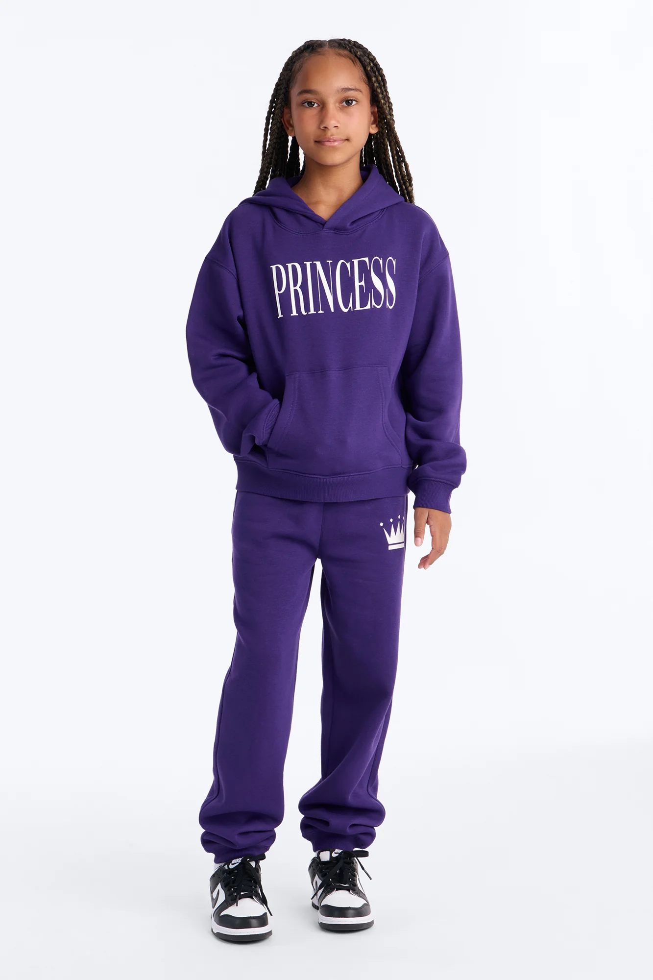 Family Goals Mini Princess Hoodie - Violet - Image 2