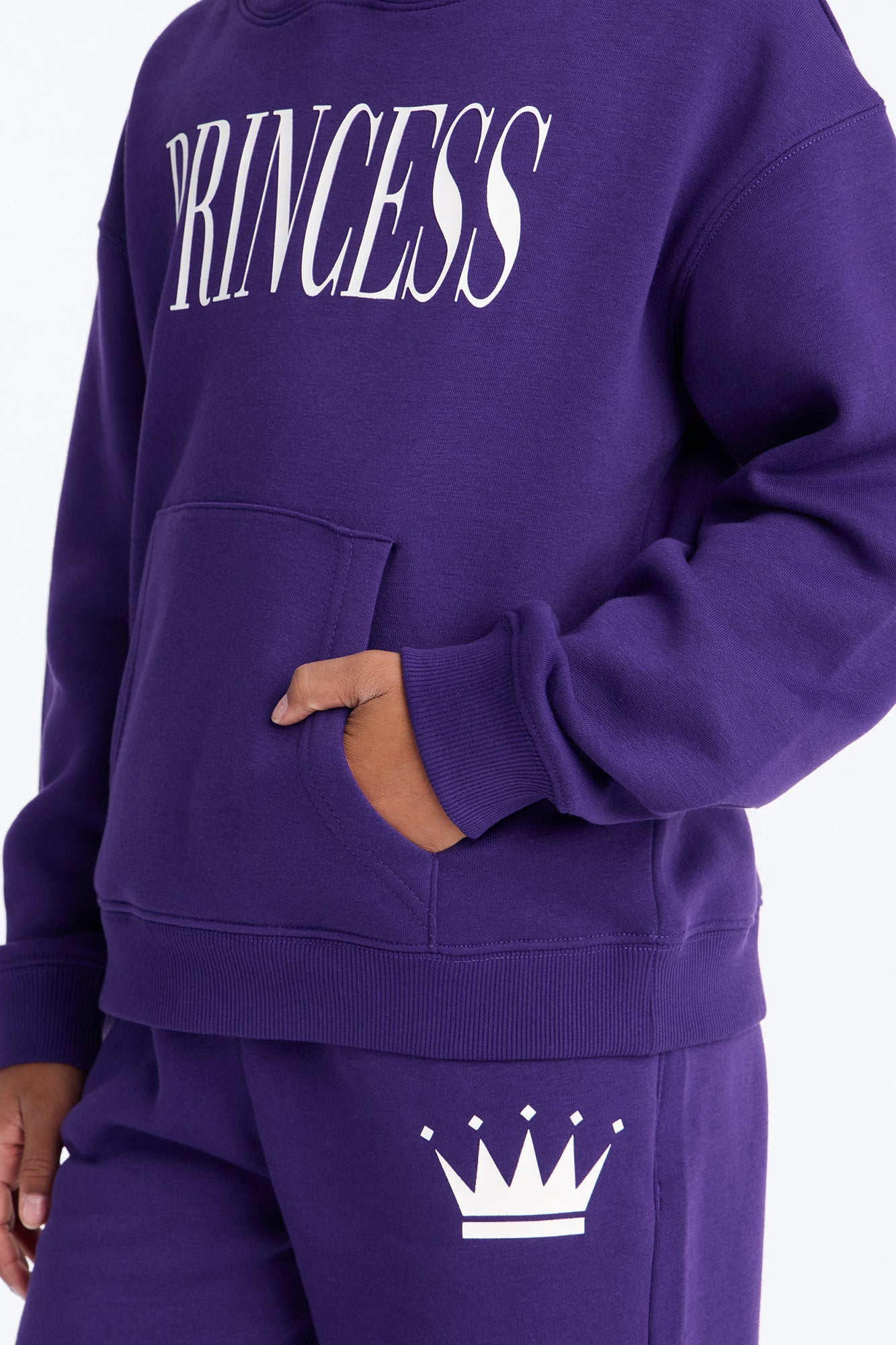 Family Goals Mini Princess Hoodie - Violet - Image 4