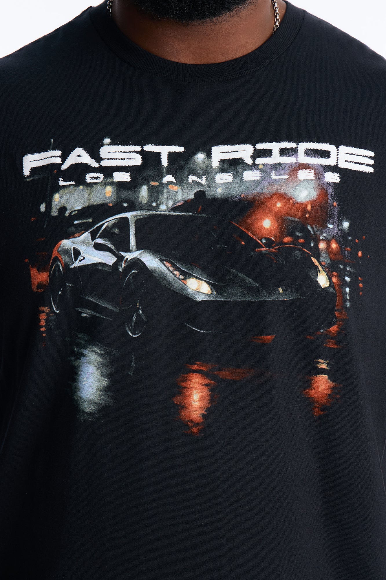 Fast Ride Fast Life Short Sleeve Tee - Black - Image 7