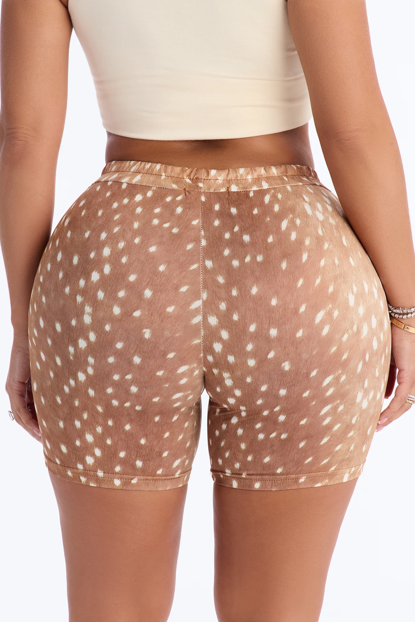 Fauna Biker Short - Brown/combo - Image 4