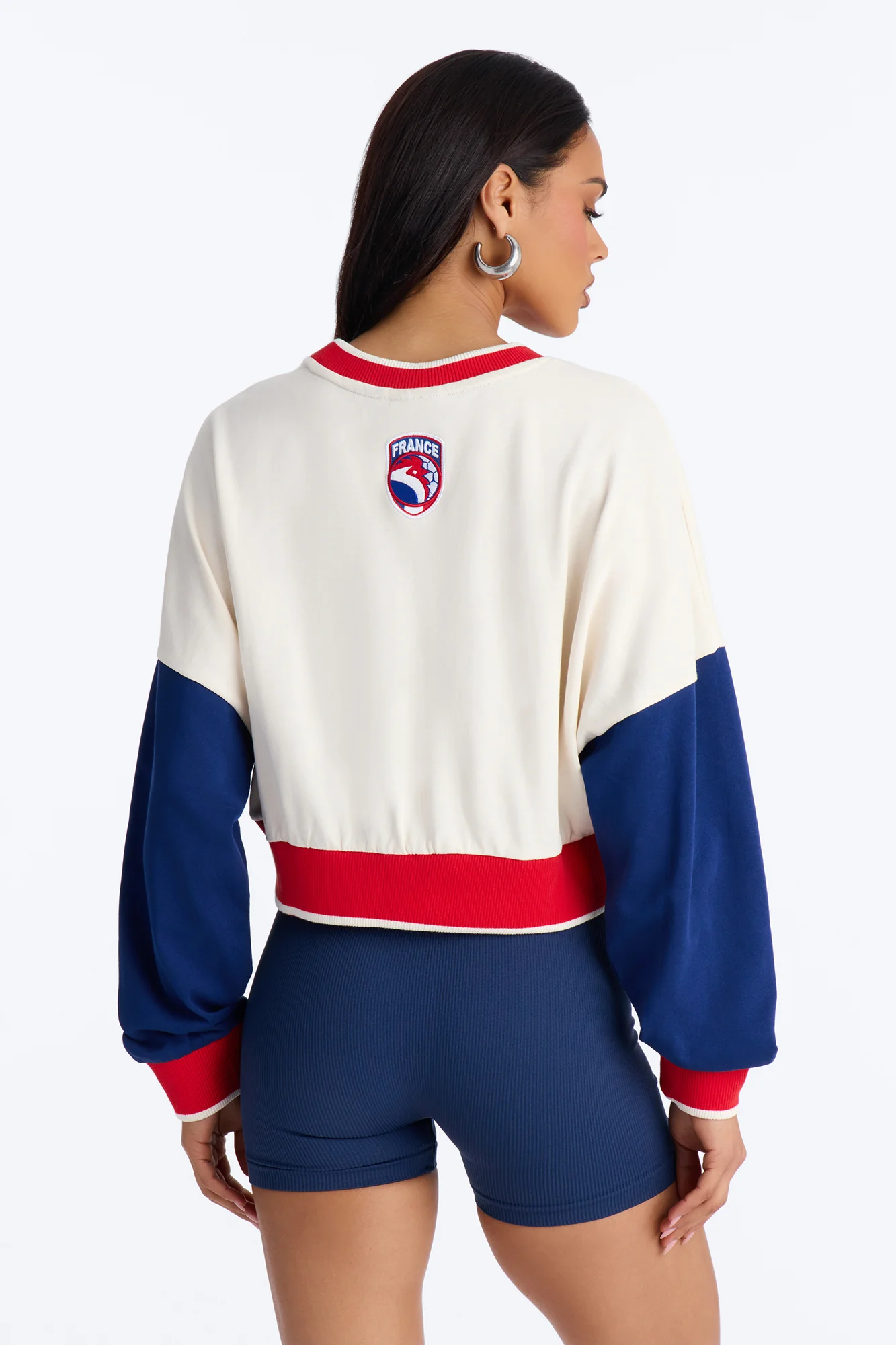 FIFA France World Class Cropped Sweatshirt - Multi Color - Image 3