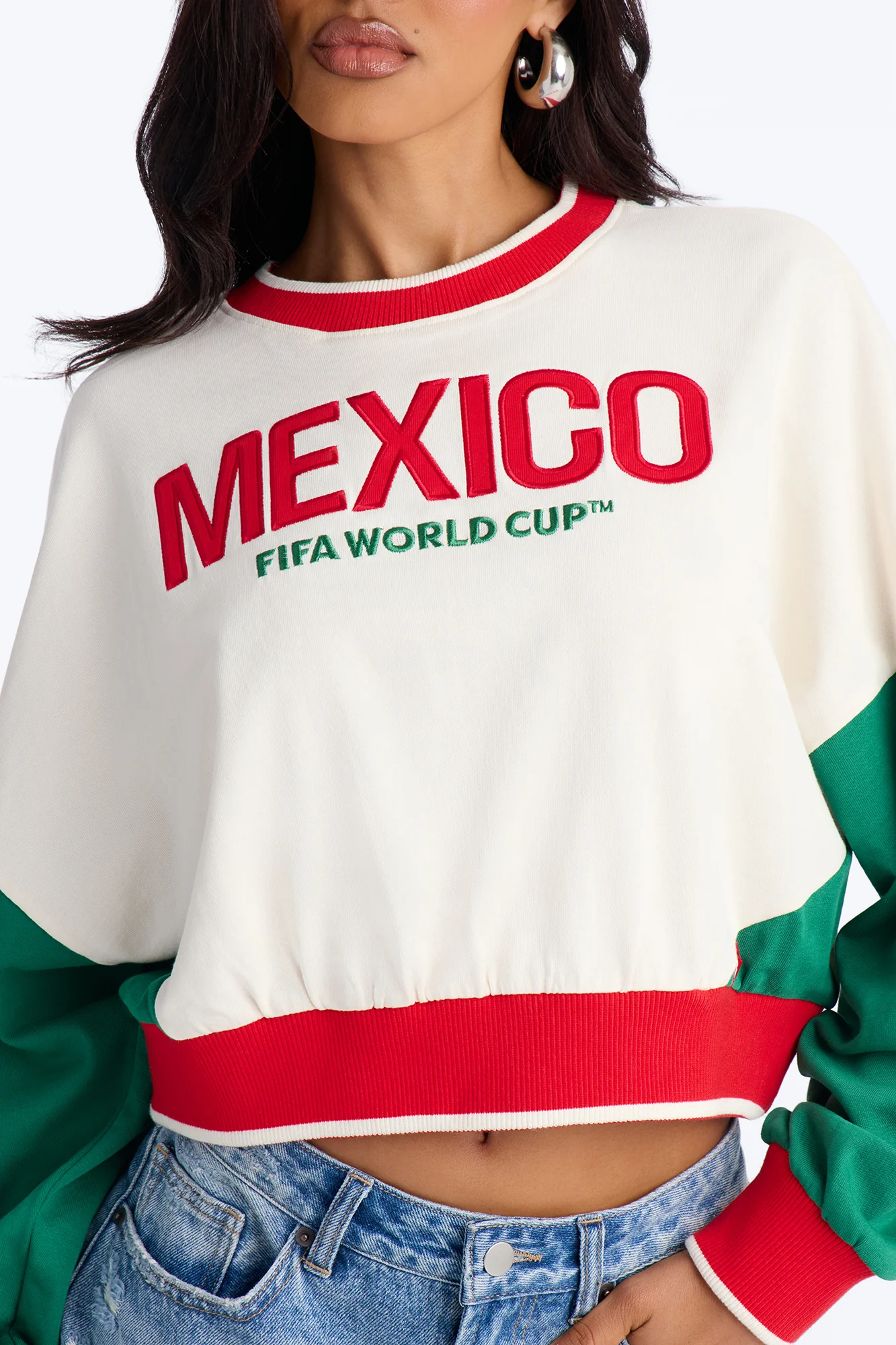 FIFA Mexico World Class Cropped Sweatshirt - Multi Color - Image 2