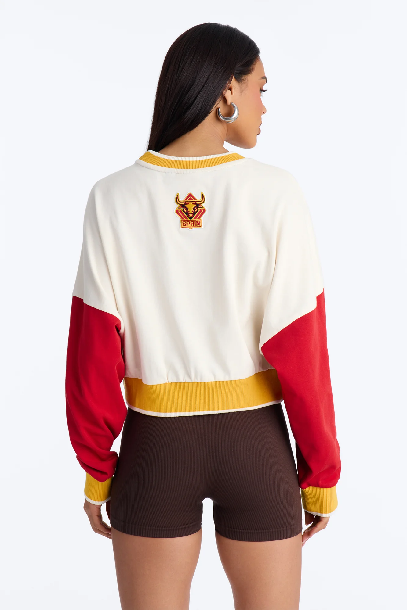 FIFA Spain World Class Cropped Sweatshirt - Multi Color - Image 4
