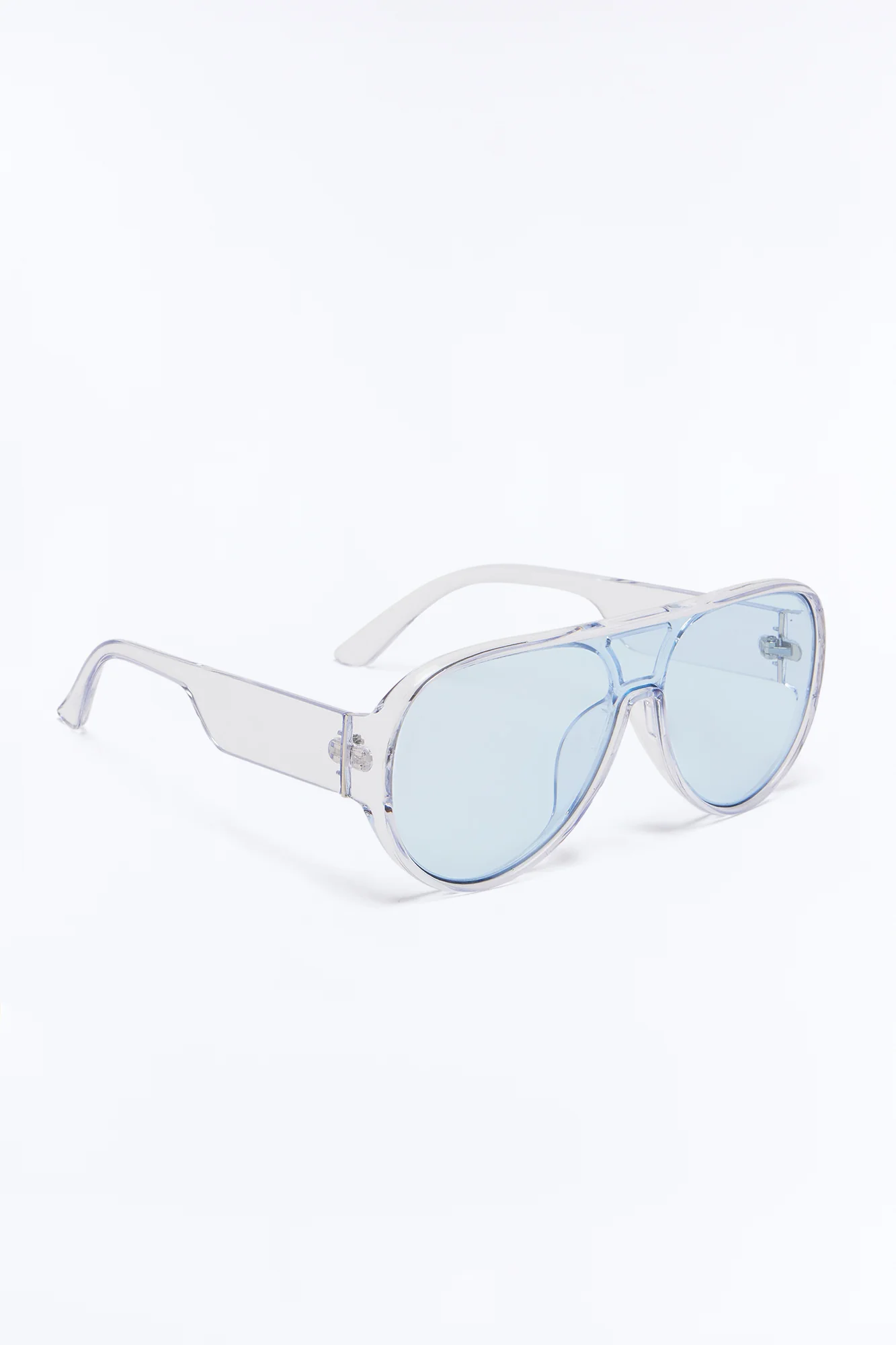 Find My Way Aviator Sunglasses - Blue - Image 4