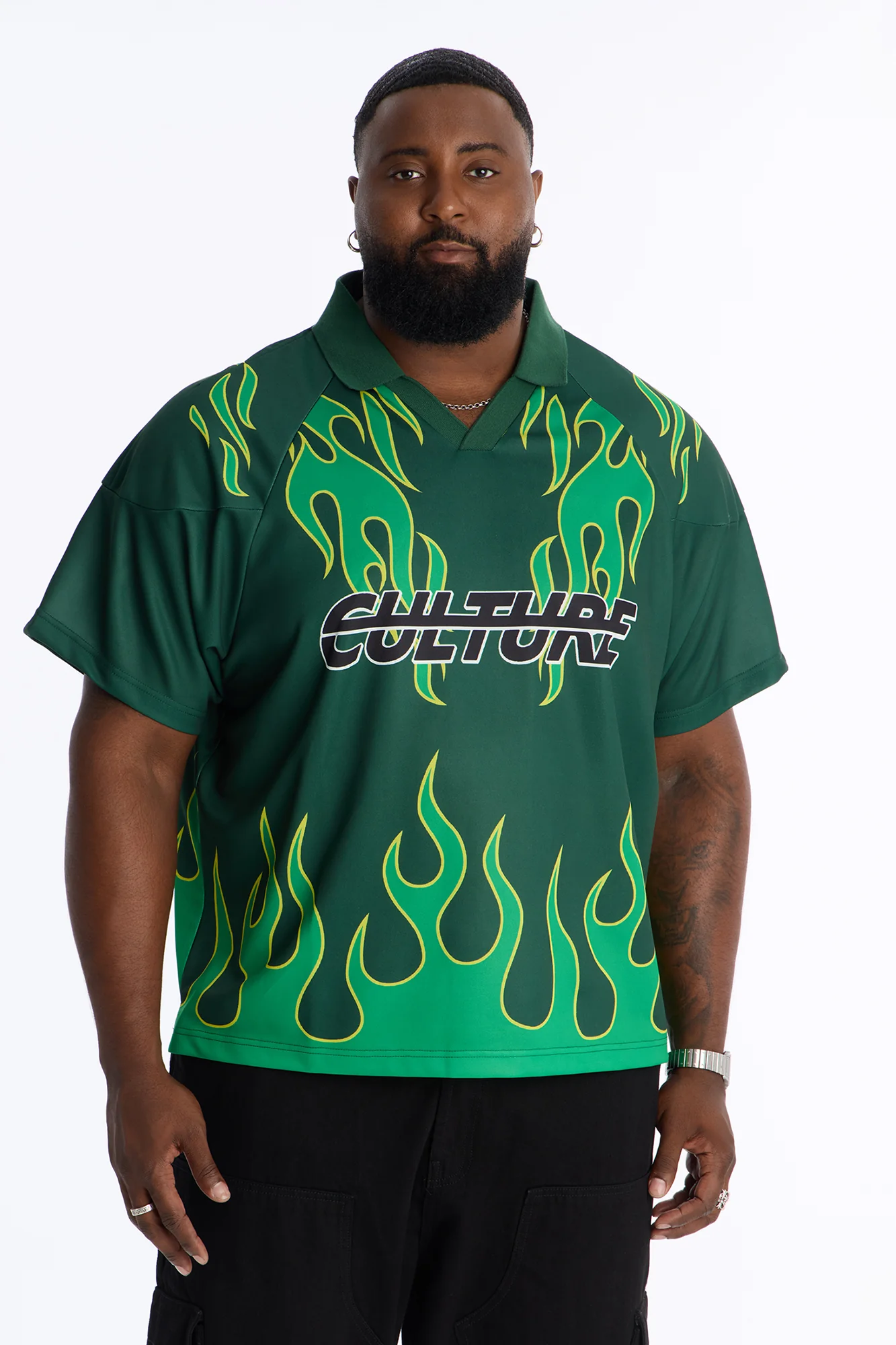 Fire Culture League Soccer Jersey - Green - Image 4
