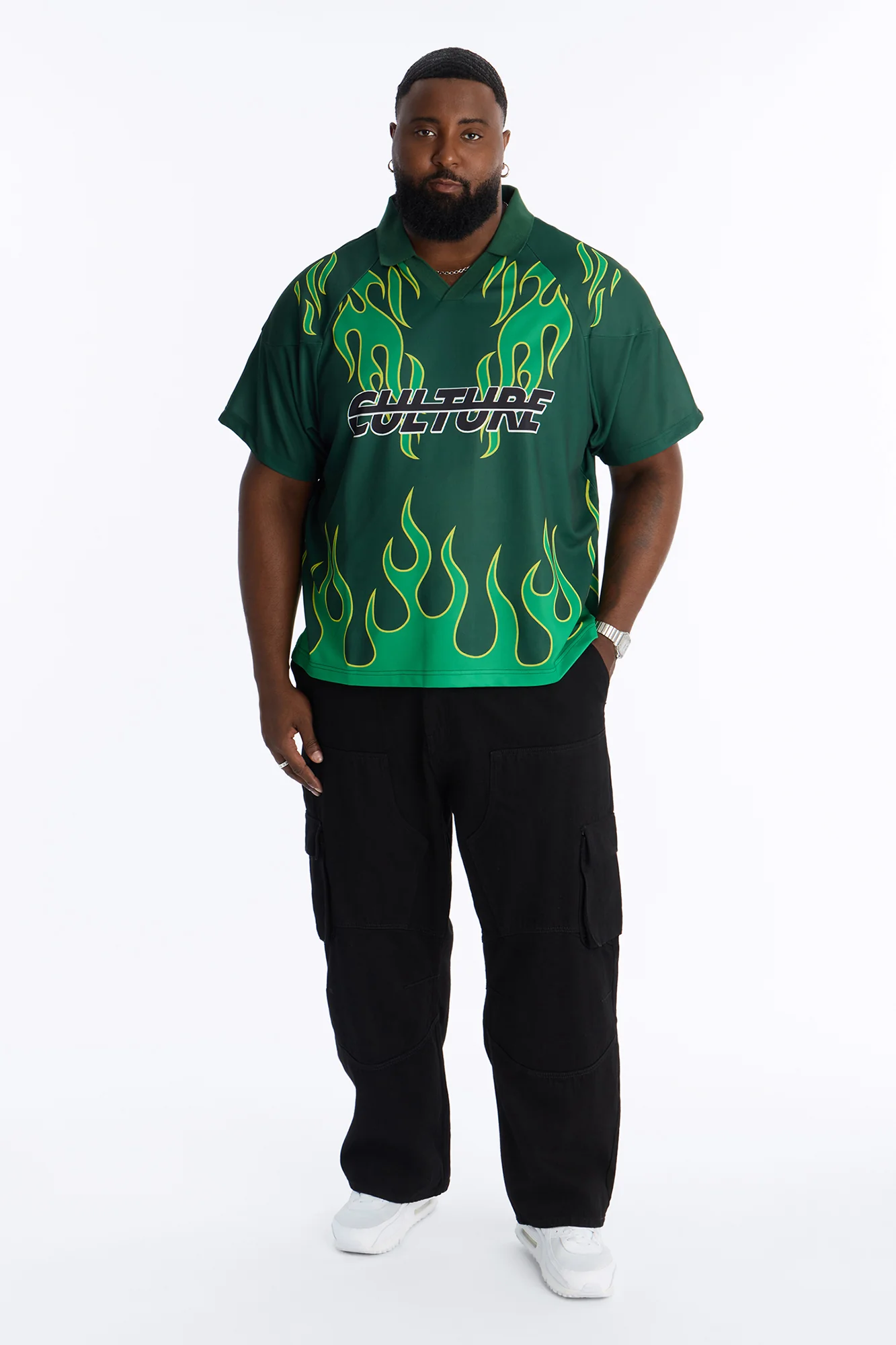 Fire Culture League Soccer Jersey - Green - Image 5