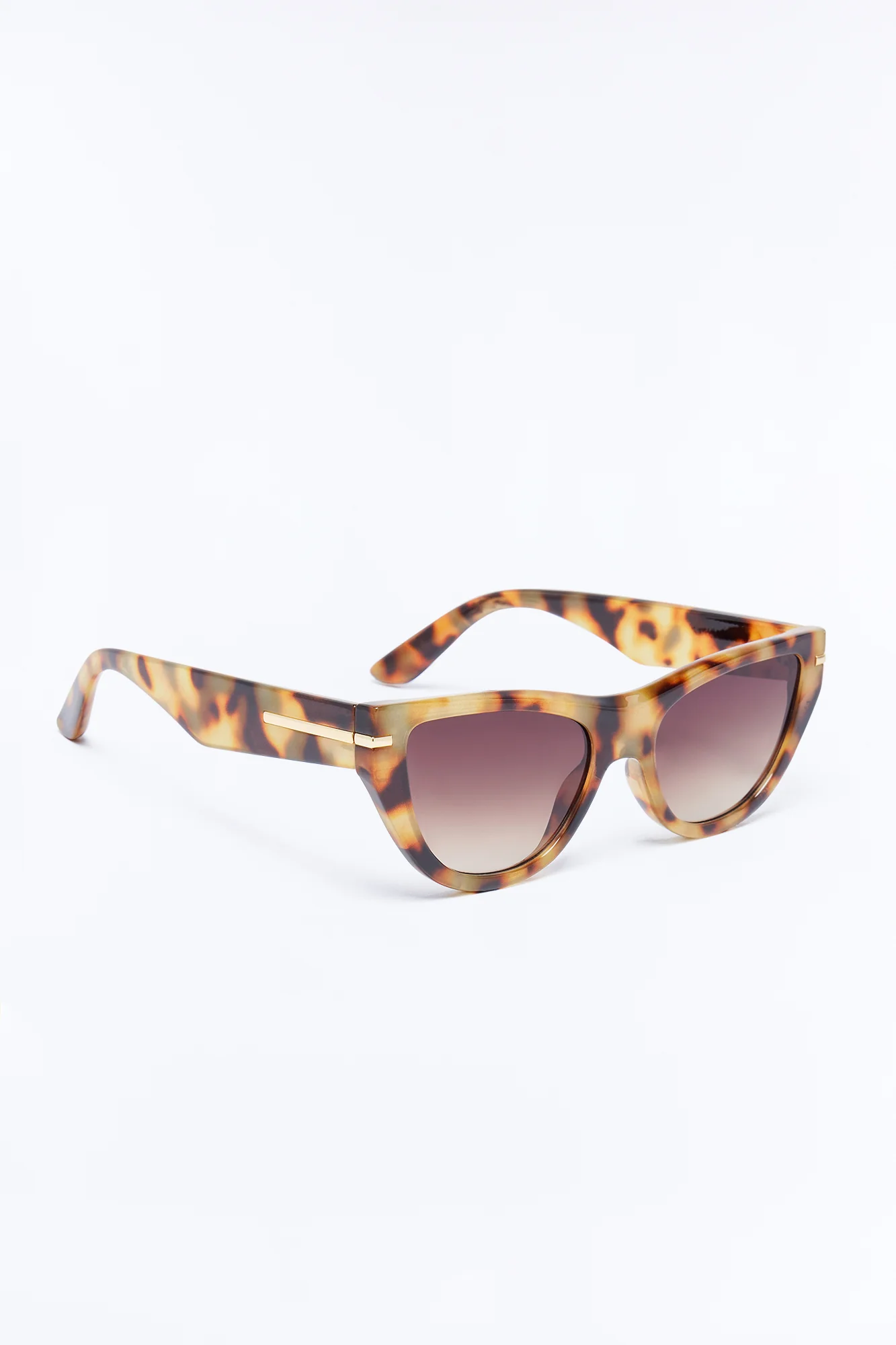 Flirt Frame Sunglasses - Tortoise - Image 4
