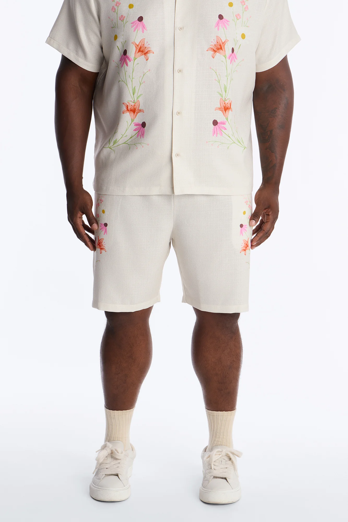 Florus Relaxed Short - Cream/combo - Image 2